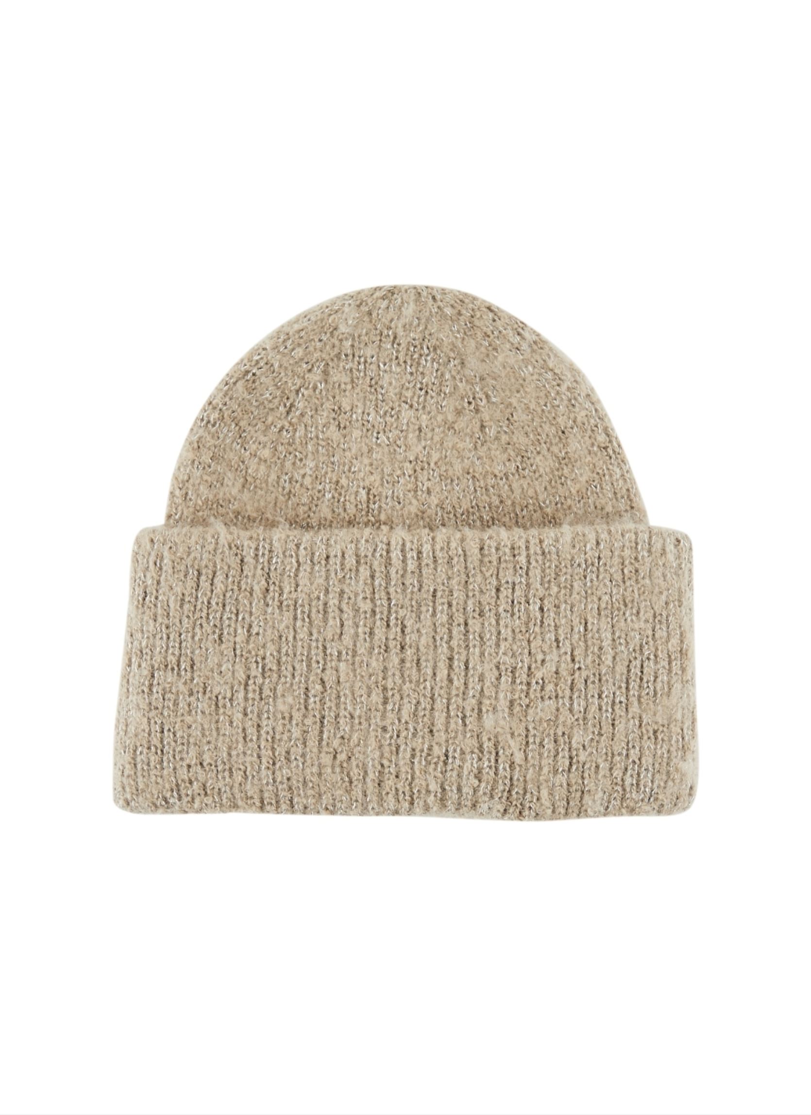 Bonnets PCPYRON LUREX HOOD NOOS BC femme gris Pieces Bonnets PCPYRON LUREX HOOD NOOS BC femme gris Moonbeam