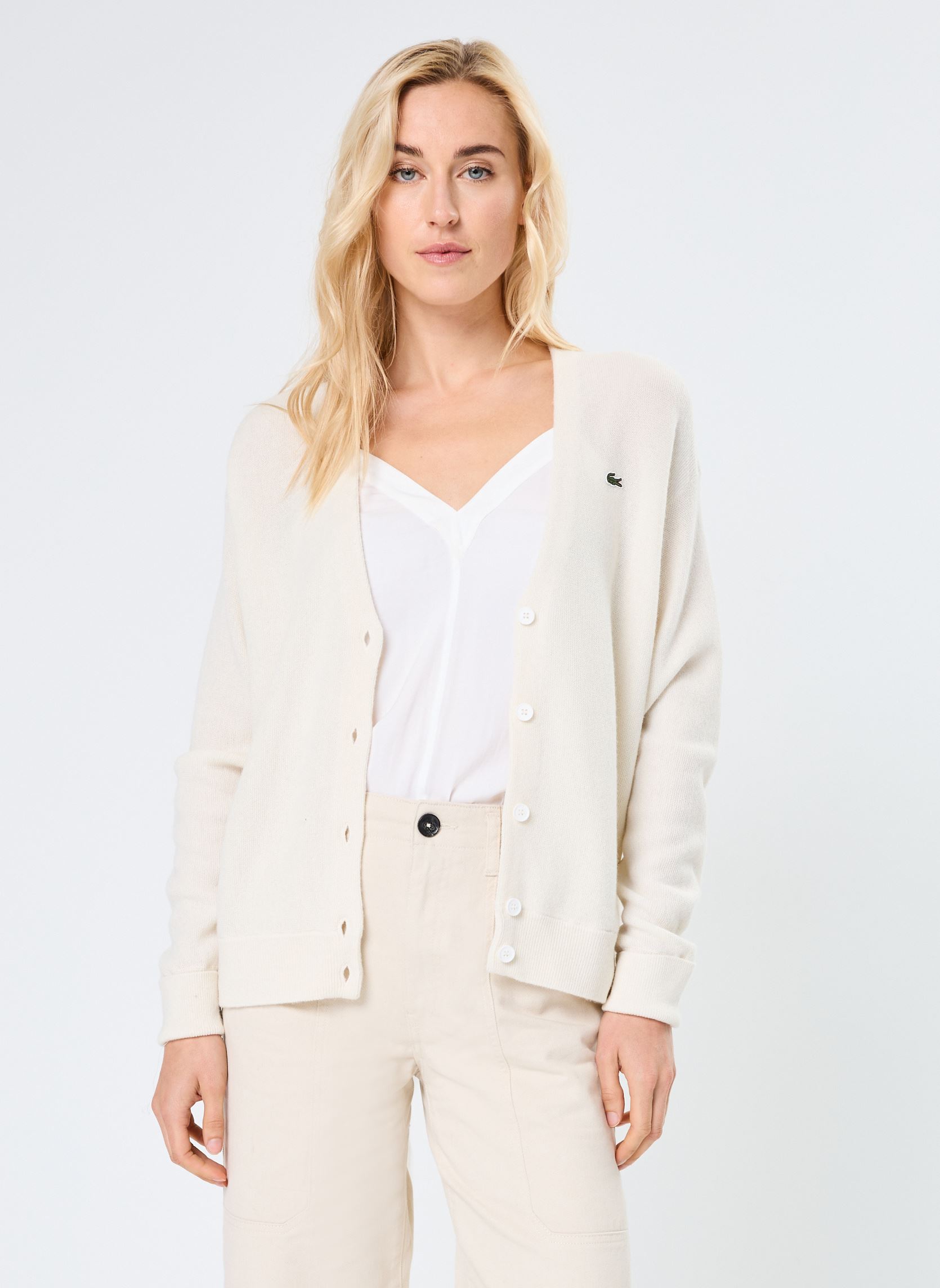 Vêtements Lacoste Cardigan femme Lacoste pour Accessoires