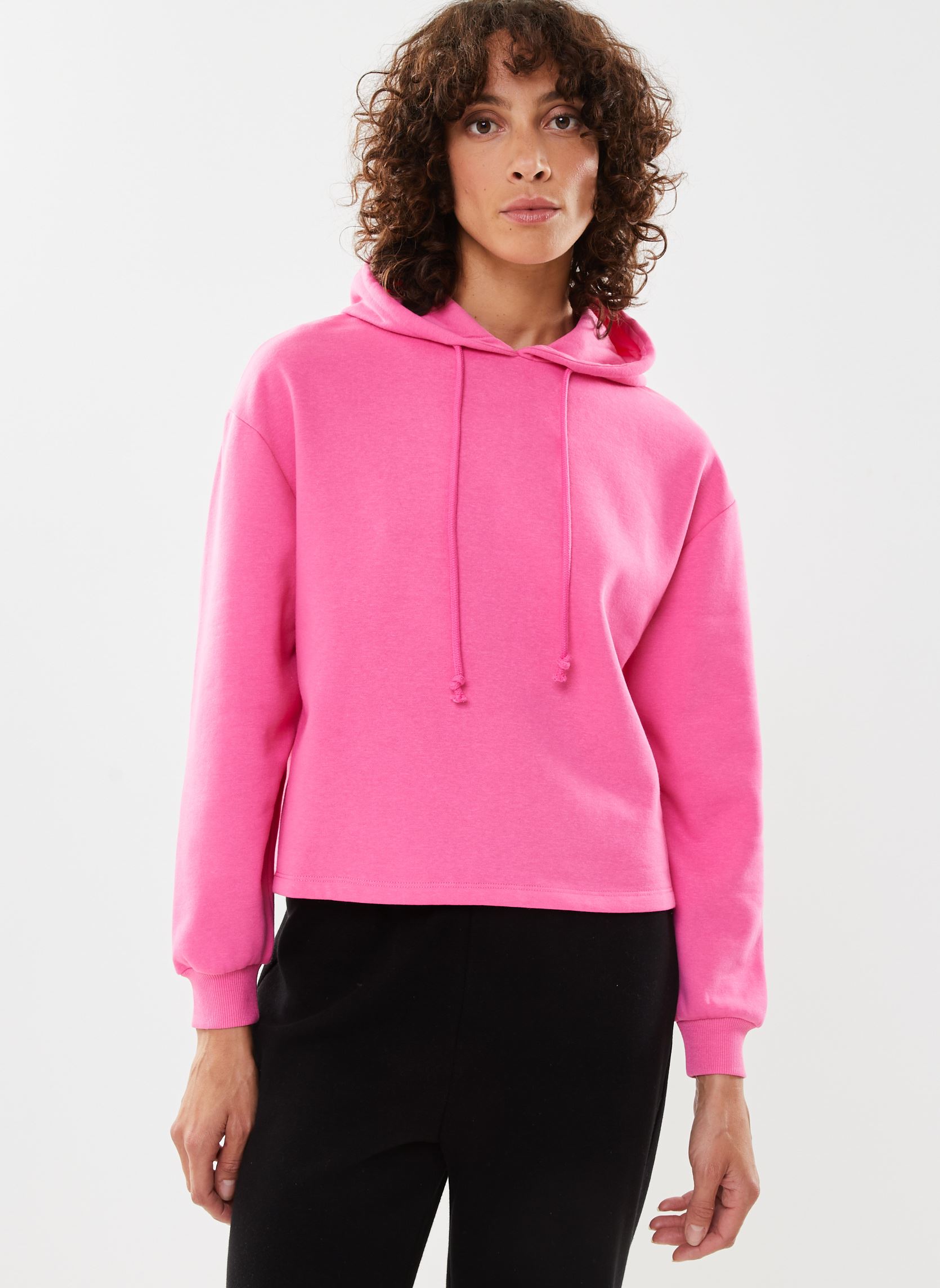 pieces Hoodie PCCHILLI LS HOODIE NOOS BC, Überschnittene Schultern
