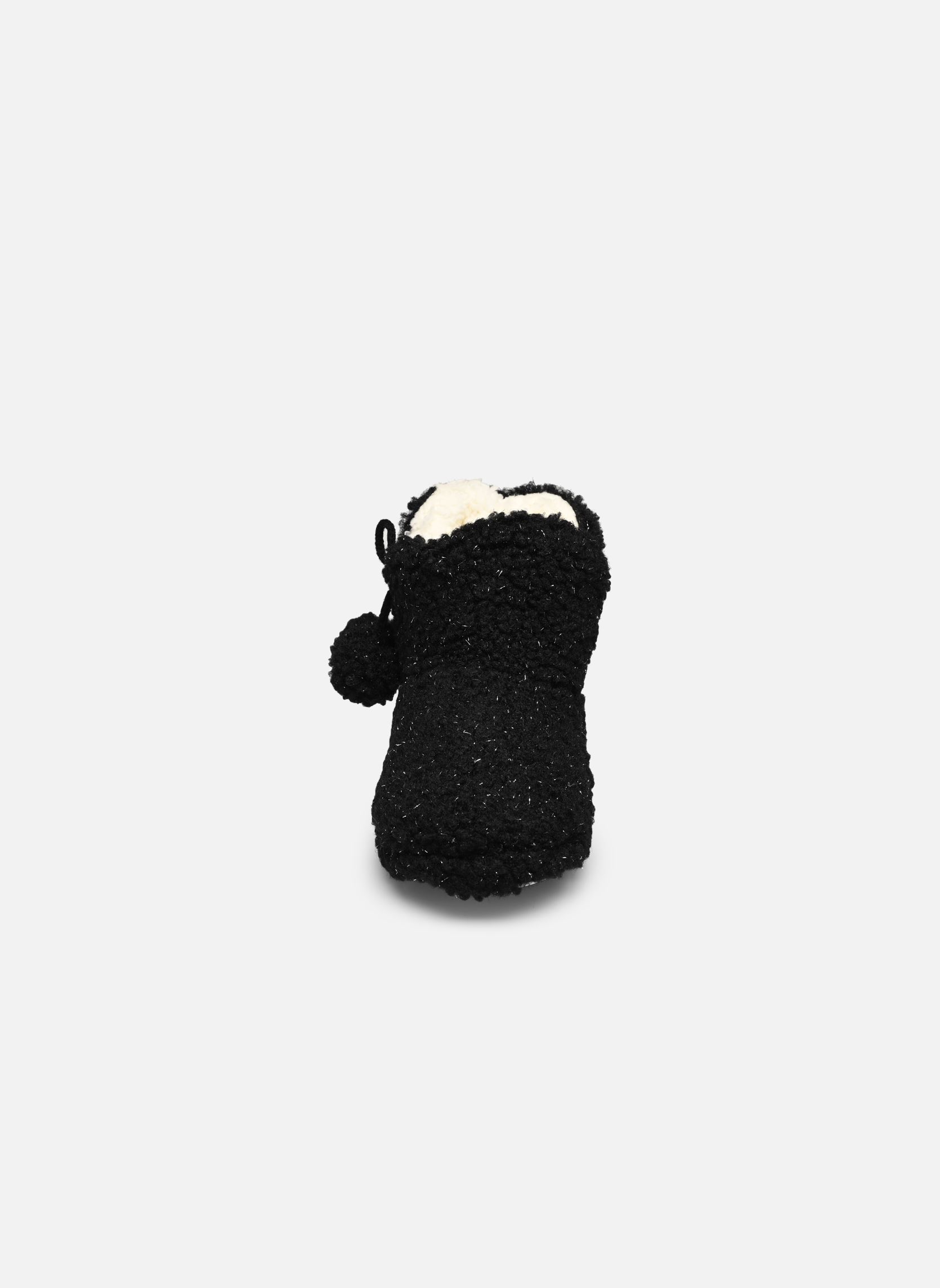 Knöchelhohe Hausschuhe Chaussons mouton paillettes damen schwarz Sarenza Wear Knöchelhohe Hausschuhe Chaussons mouton paillettes damen schwarz NOIR