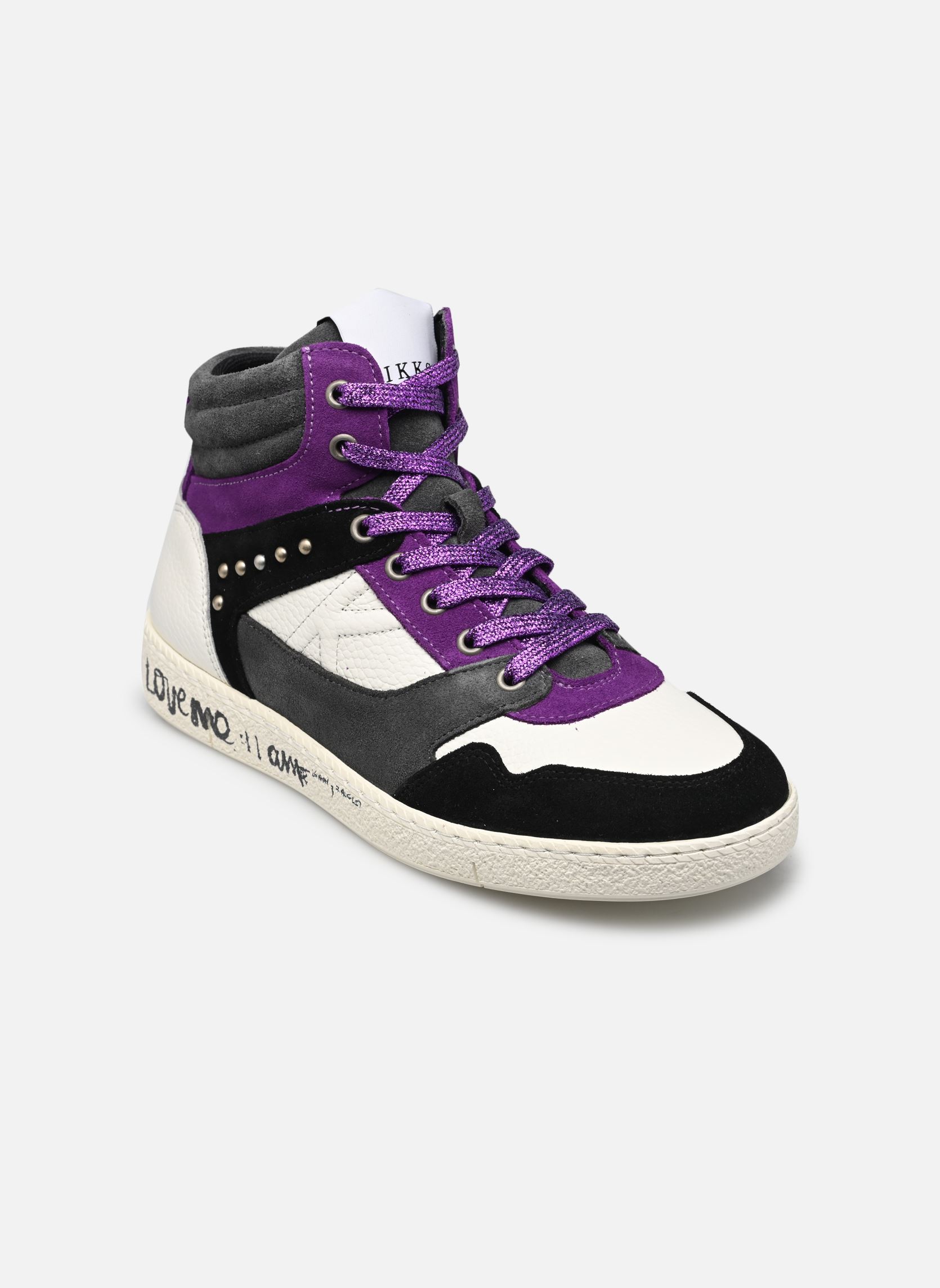 Knöchelhohe Sneaker BX80035 damen weiß IKKS Women Knöchelhohe Sneaker BX80035 damen weiß NOIR