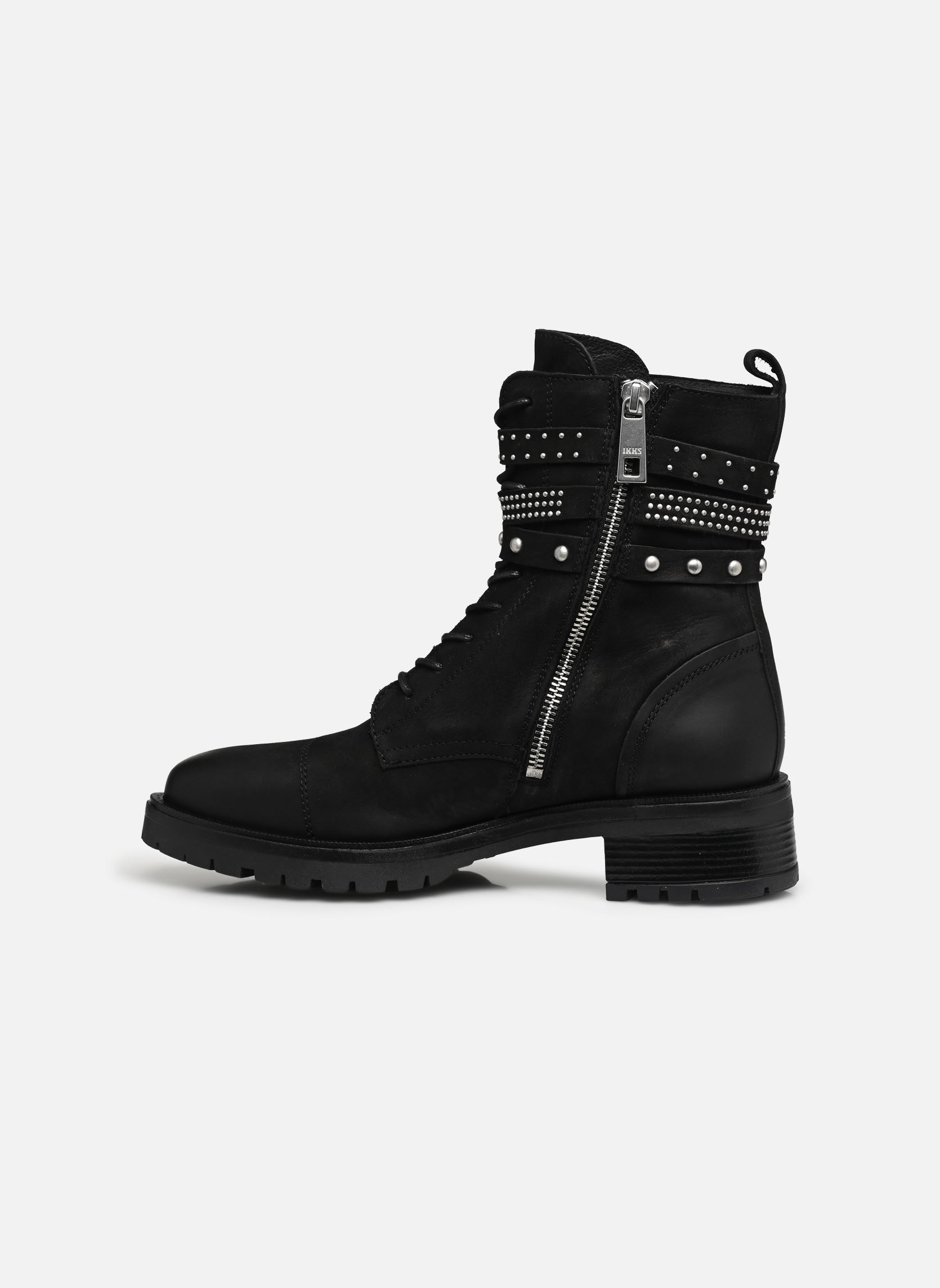 Biker-Stiefeletten BX80135 damen schwarz IKKS Women Biker-Stiefeletten BX80135 damen schwarz NOIR