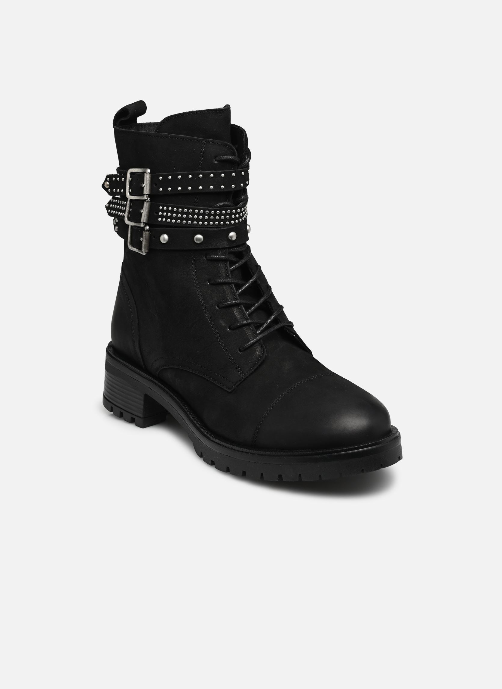 Biker-Stiefeletten BX80135 damen schwarz IKKS Women Biker-Stiefeletten BX80135 damen schwarz NOIR