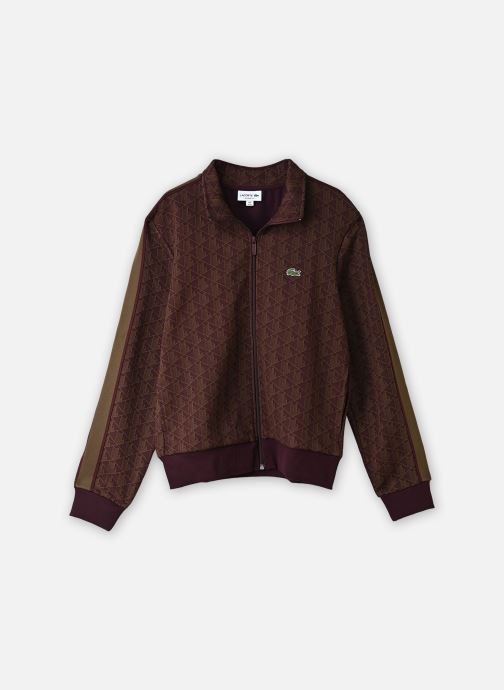 Lacoste Vestes de survêtement Sweatshirt Zippé homme homme bordeaux