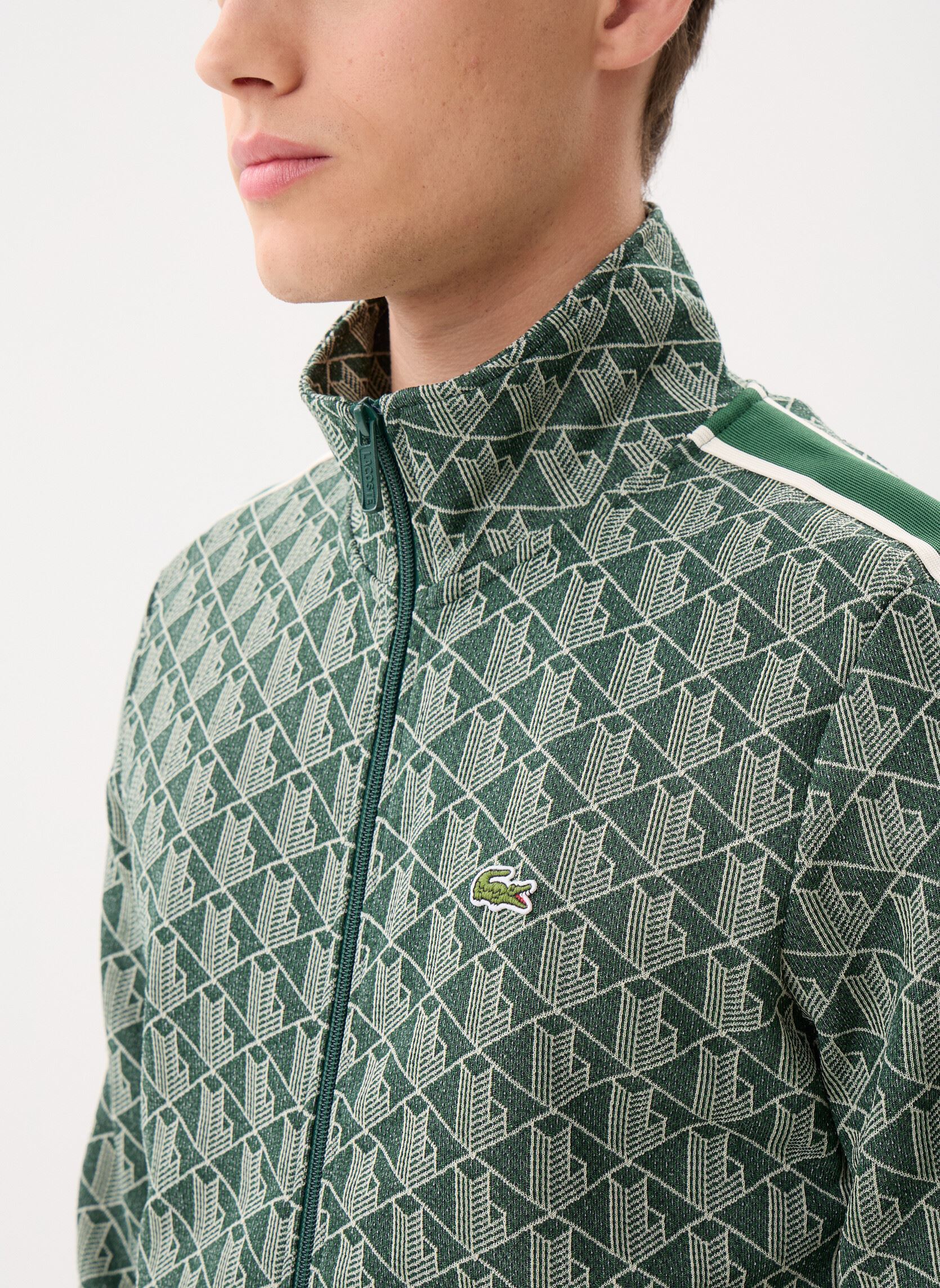 Vestes de survêtement Sweatshirt Zippé homme homme vert Lacoste Vestes de survêtement Sweatshirt Zippé homme homme vert VERT/SINOPLE