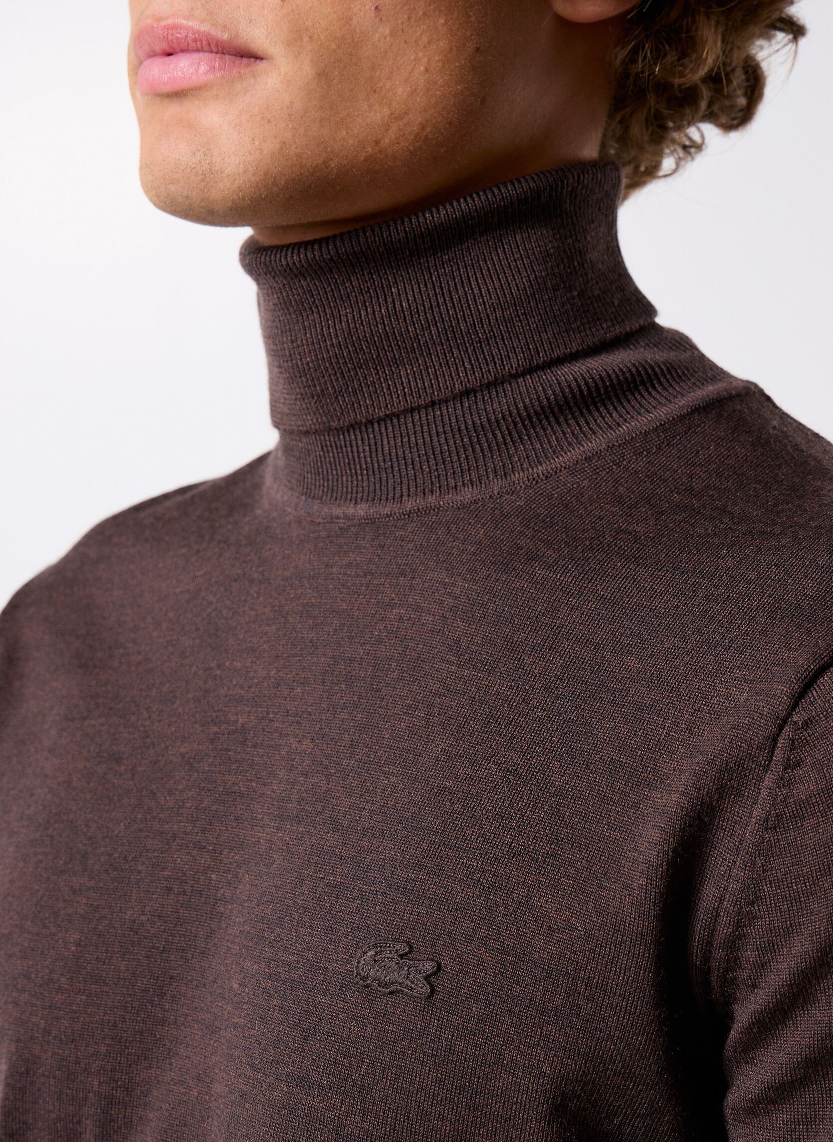 Pullover Pull à col roulé en laine herren braun Lacoste Pullover Pull à col roulé en laine herren braun PORTO