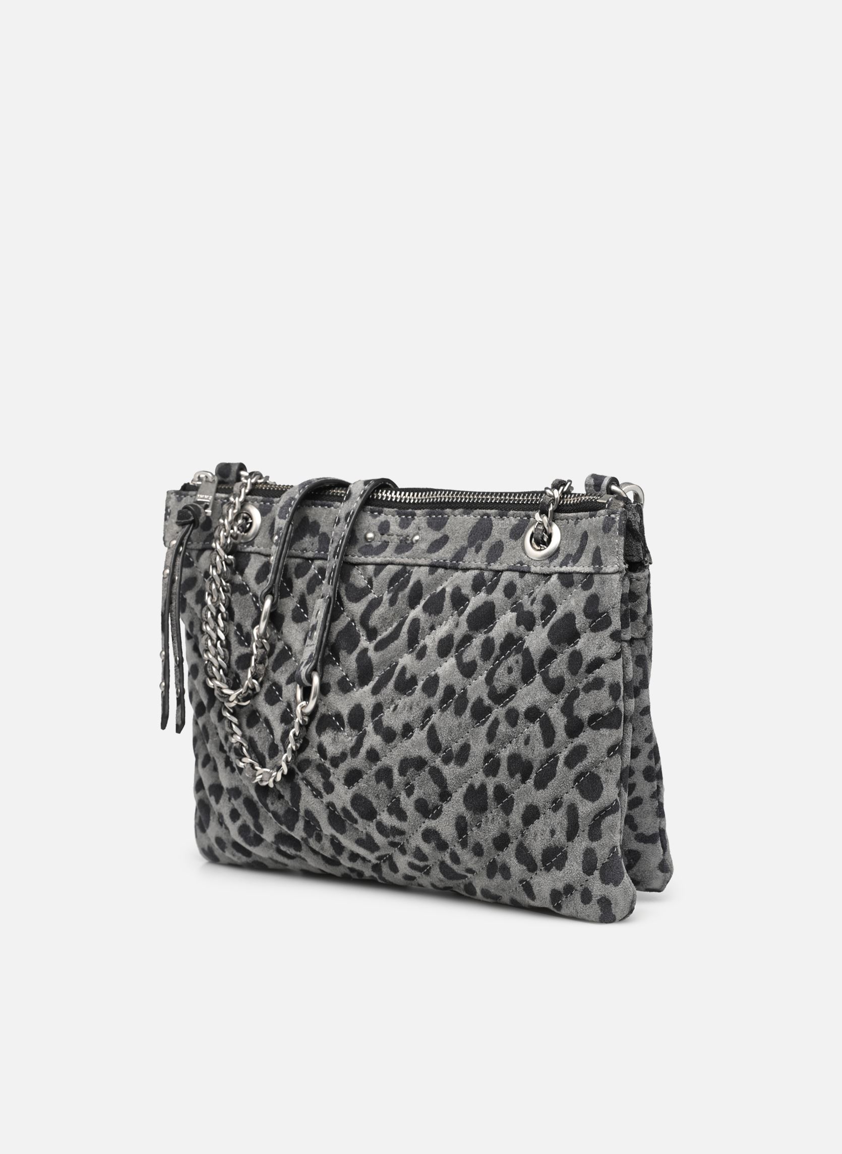 Sacs bandoulière BX95759 femme gris IKKS Women Sacs bandoulière BX95759 femme gris GRIS CHINÉ MOYEN