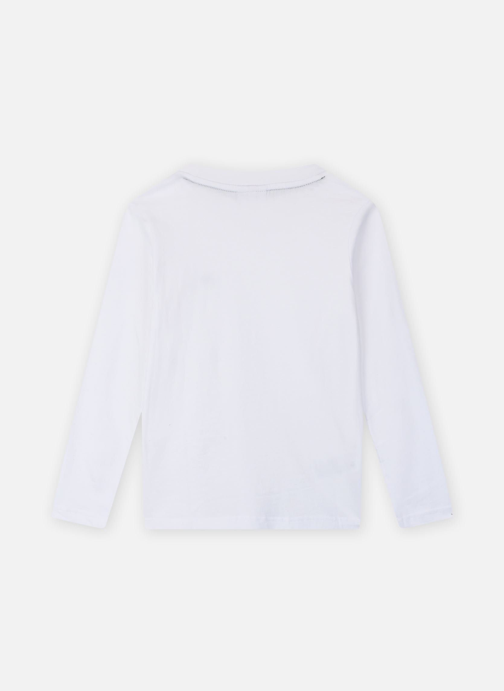 Langarm-T-Shirts T-shirt manches longues enfant weiß Lacoste Langarm-T-Shirts T-shirt manches longues enfant weiß BLANC