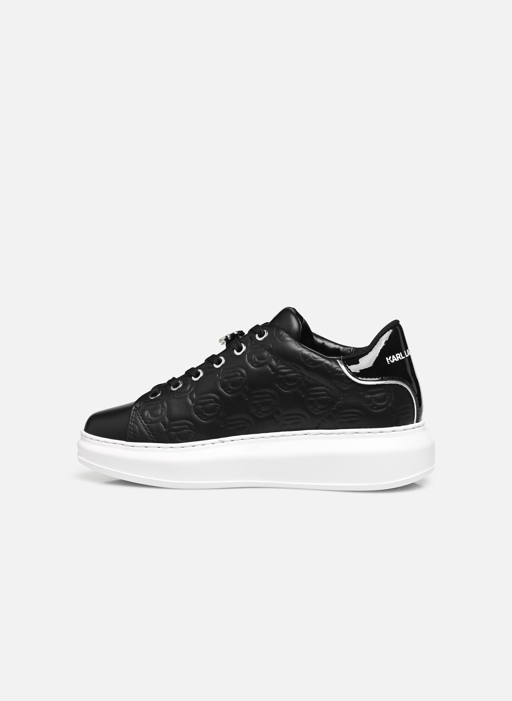 Baskets basses Kapri KC Emboss Lo Lace femme noir Karl Lagerfeld Baskets basses Kapri KC Emboss Lo Lace femme noir Black Lthr