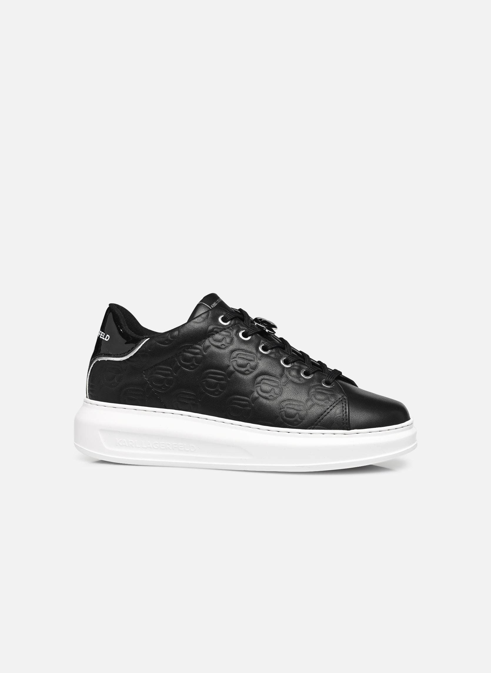 Baskets basses Kapri KC Emboss Lo Lace femme noir Karl Lagerfeld Baskets basses Kapri KC Emboss Lo Lace femme noir Black Lthr