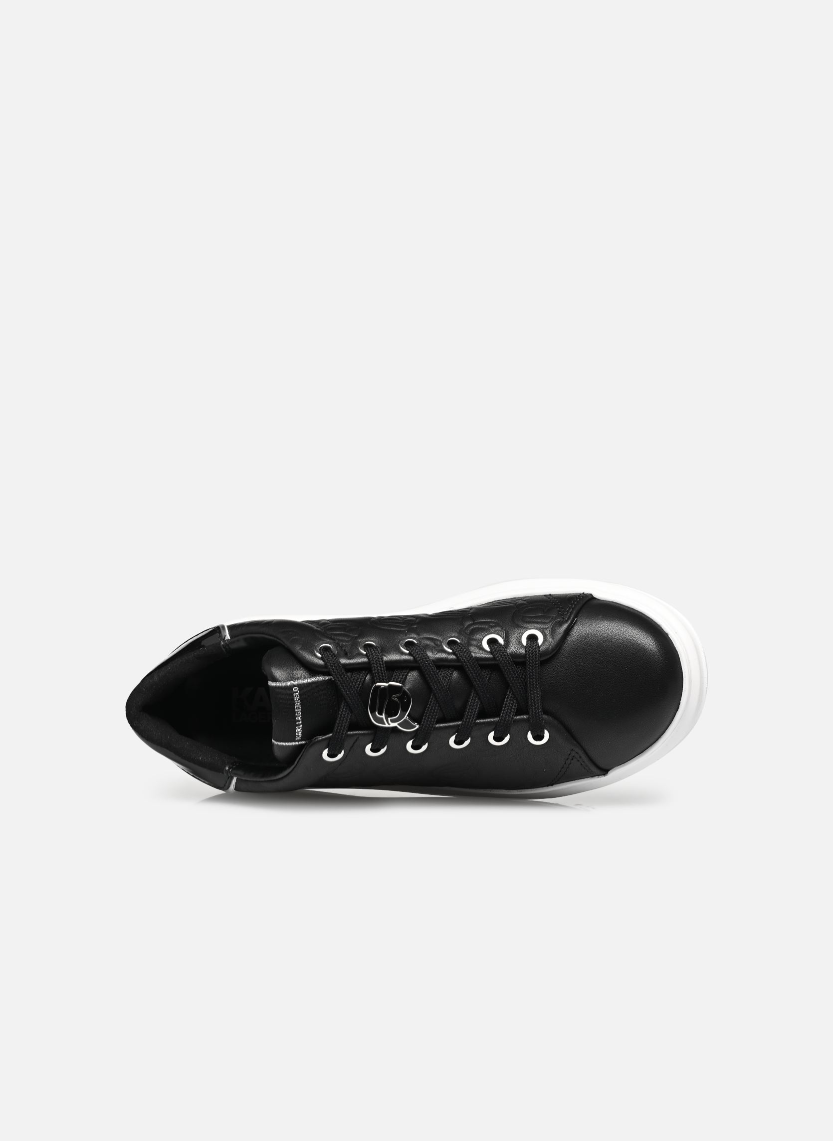 Baskets basses Kapri KC Emboss Lo Lace femme noir Karl Lagerfeld Baskets basses Kapri KC Emboss Lo Lace femme noir Black Lthr