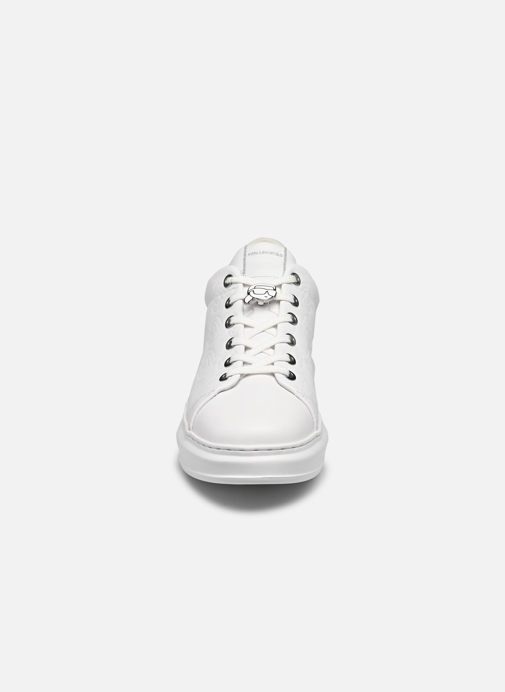 Niedrige Sneaker Kapri KC Emboss Lo Lace damen weiß Karl Lagerfeld Niedrige Sneaker Kapri KC Emboss Lo Lace damen weiß WHITE LTHR / MONO