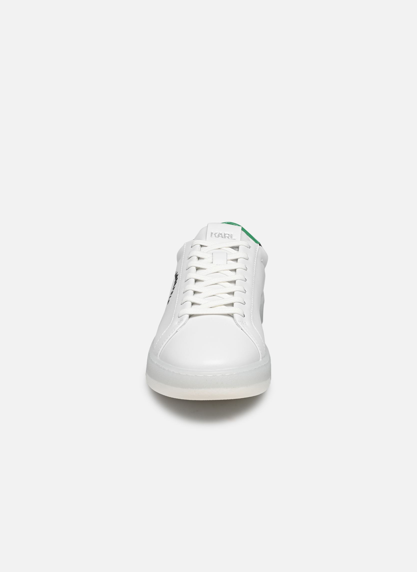 Niedrige Sneaker Kourt III Maison Karl KC Lo herren weiß Karl Lagerfeld Niedrige Sneaker Kourt III Maison Karl KC Lo herren weiß White Lthr w/Green