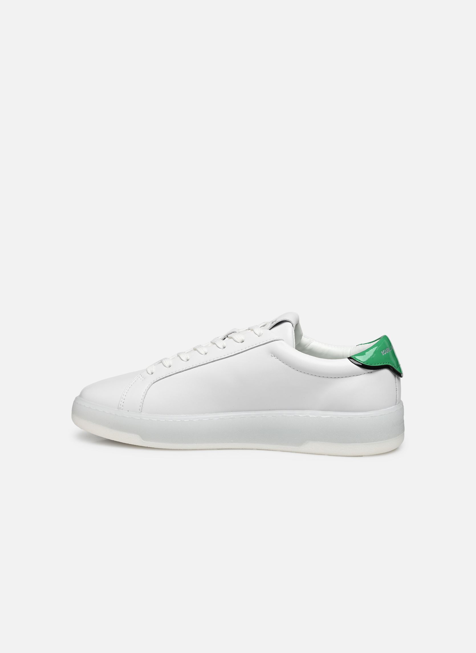 Niedrige Sneaker Kourt III Maison Karl KC Lo herren weiß Karl Lagerfeld Niedrige Sneaker Kourt III Maison Karl KC Lo herren weiß White Lthr w/Green