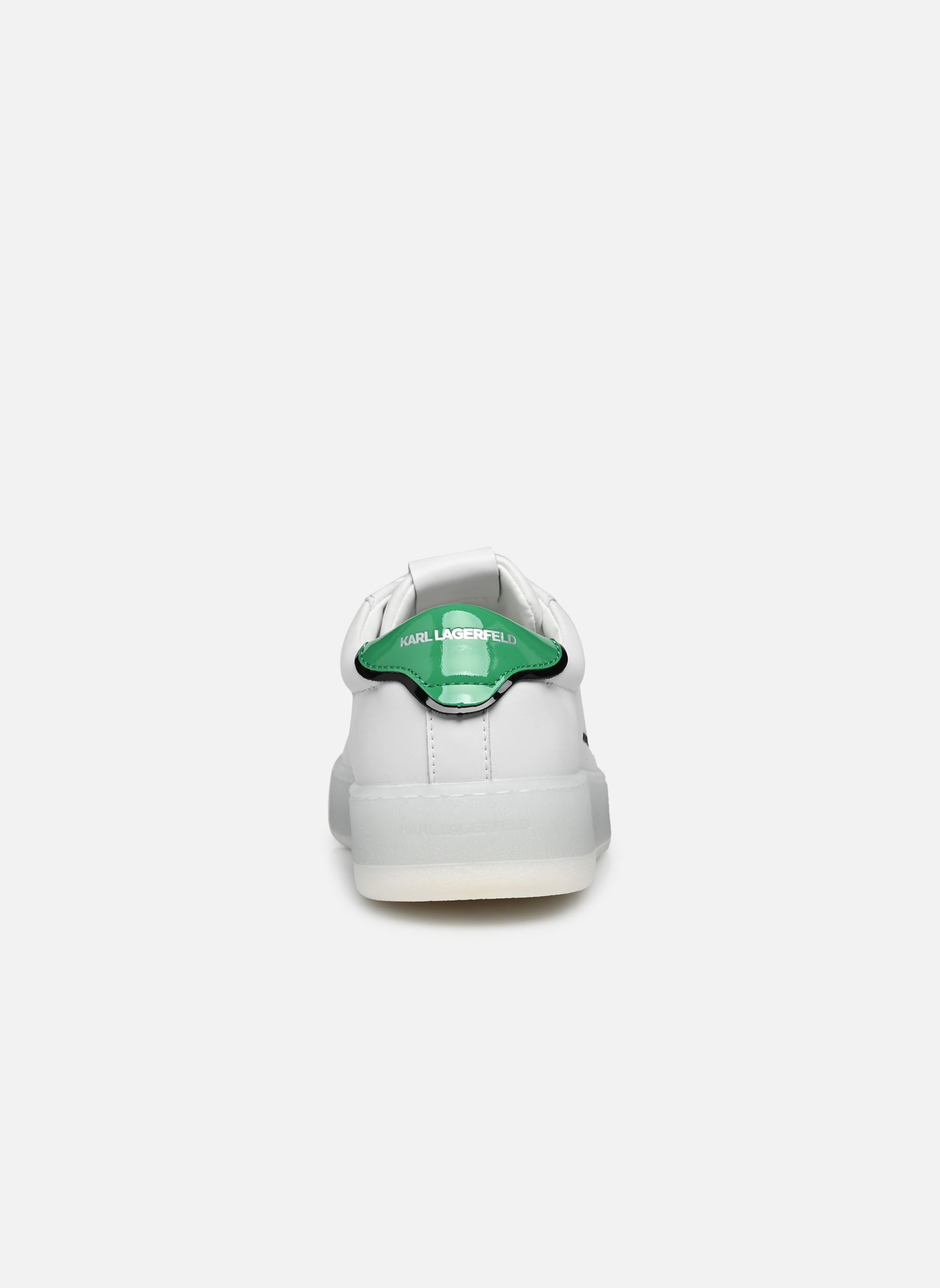 Niedrige Sneaker Kourt III Maison Karl KC Lo herren weiß Karl Lagerfeld Niedrige Sneaker Kourt III Maison Karl KC Lo herren weiß White Lthr w/Green