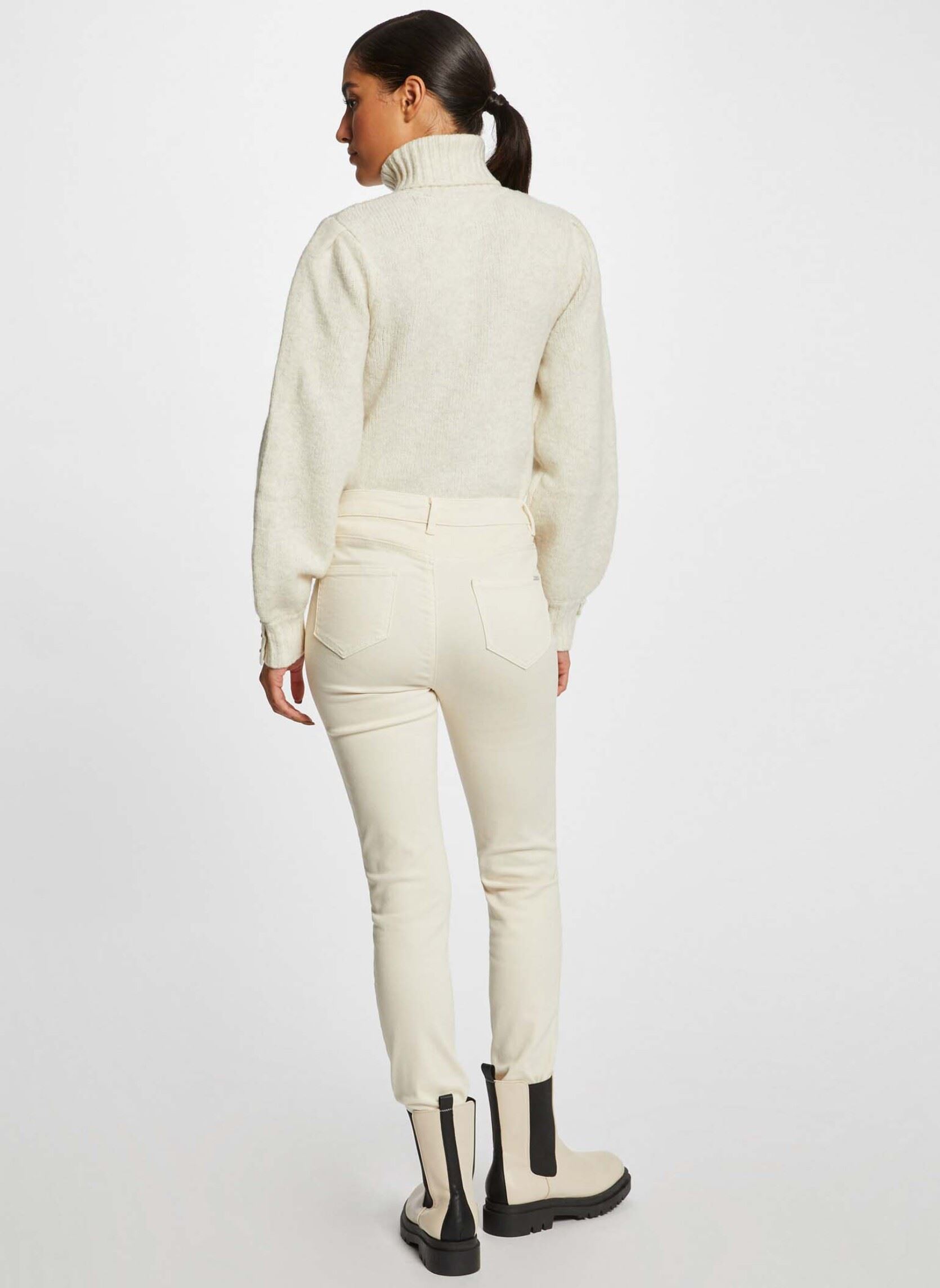Jeans slim et skinny 231-PRETTY1 femme beige Morgan Jeans slim et skinny 231-PRETTY1 femme beige ivoire