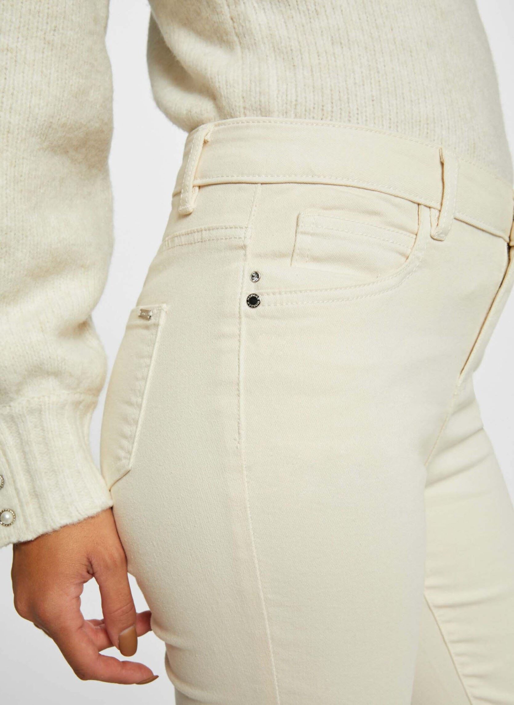 Jeans slim et skinny 231-PRETTY1 femme beige Morgan Jeans slim et skinny 231-PRETTY1 femme beige ivoire