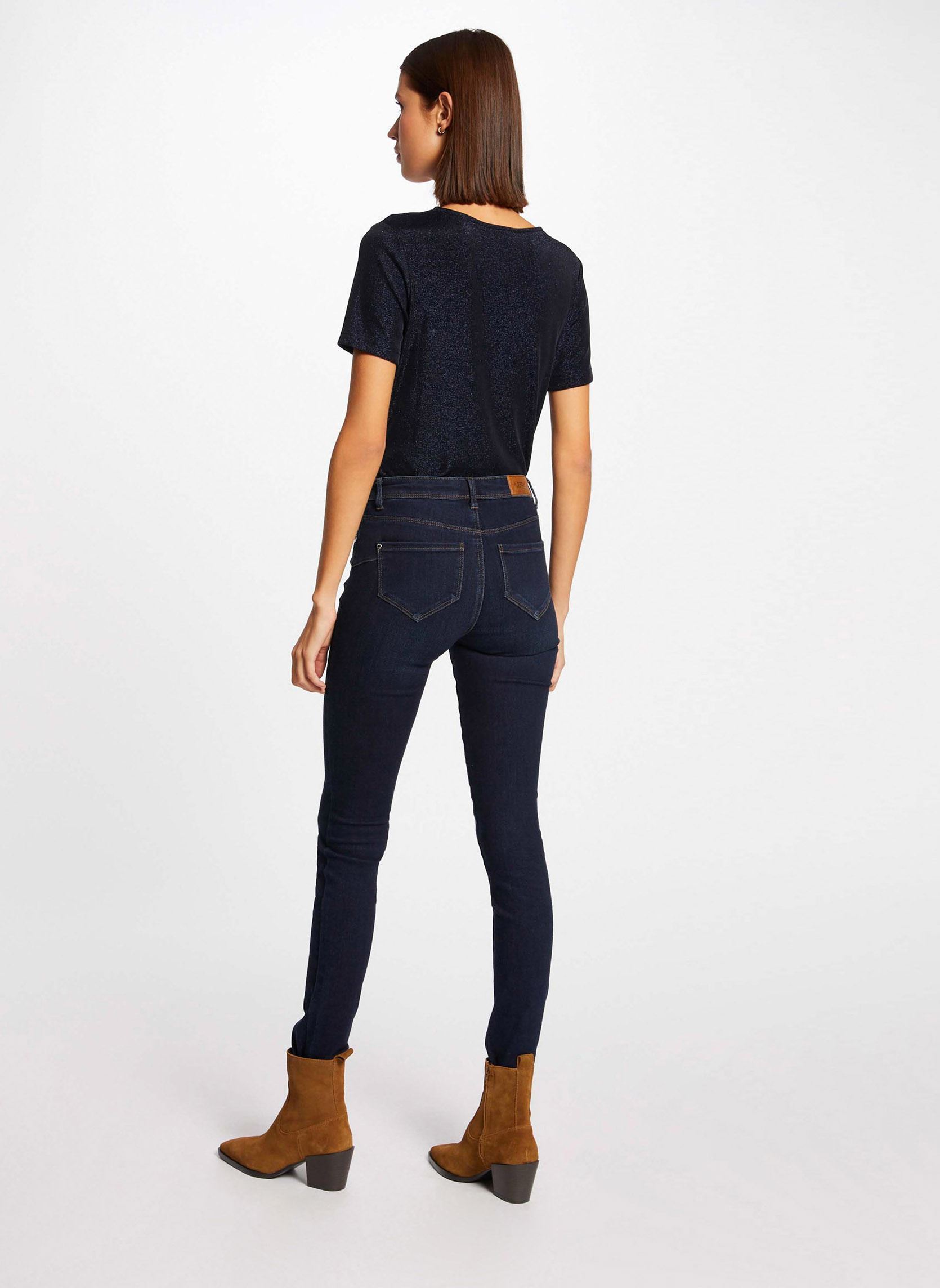 Tee-shirts manches courtes 212-DIWI femme bleu Morgan Tee-shirts manches courtes 212-DIWI femme bleu MARINE