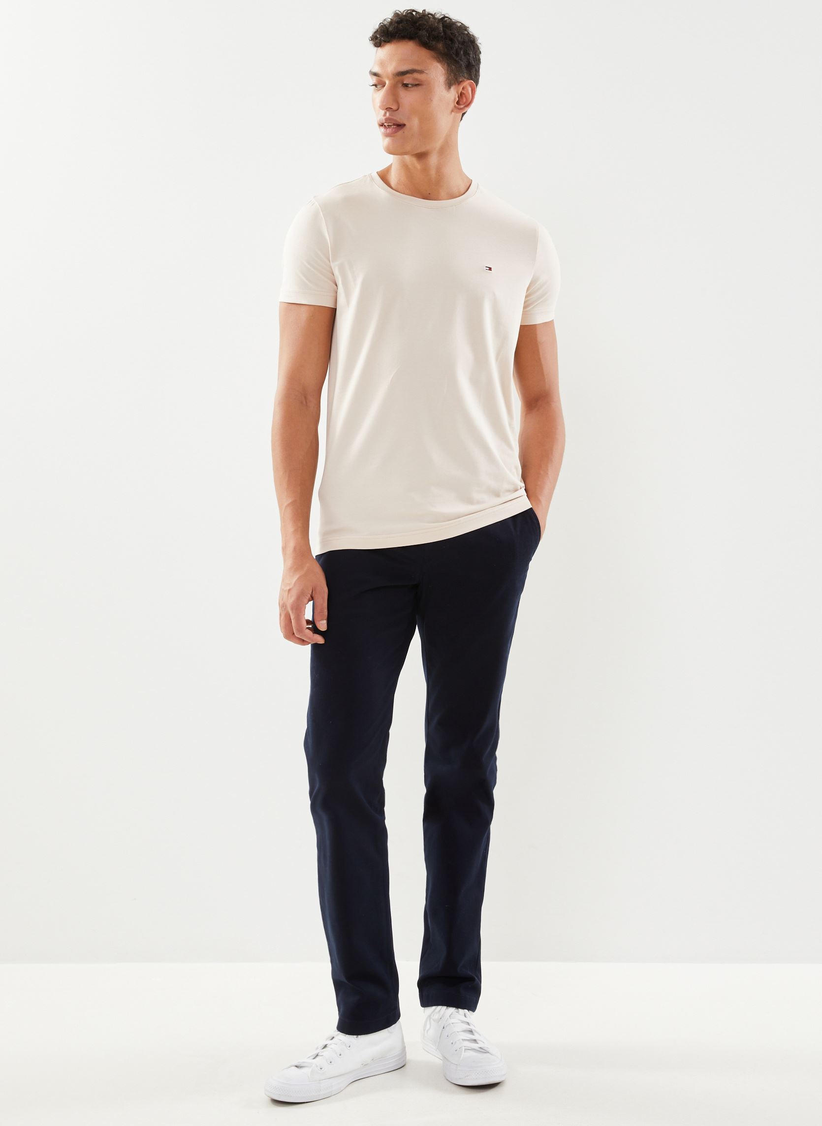 Pantalons chino Core Bleecker 1985 homme bleu Tommy Hilfiger Pantalons chino Core Bleecker 1985 homme bleu NAVY BLUE