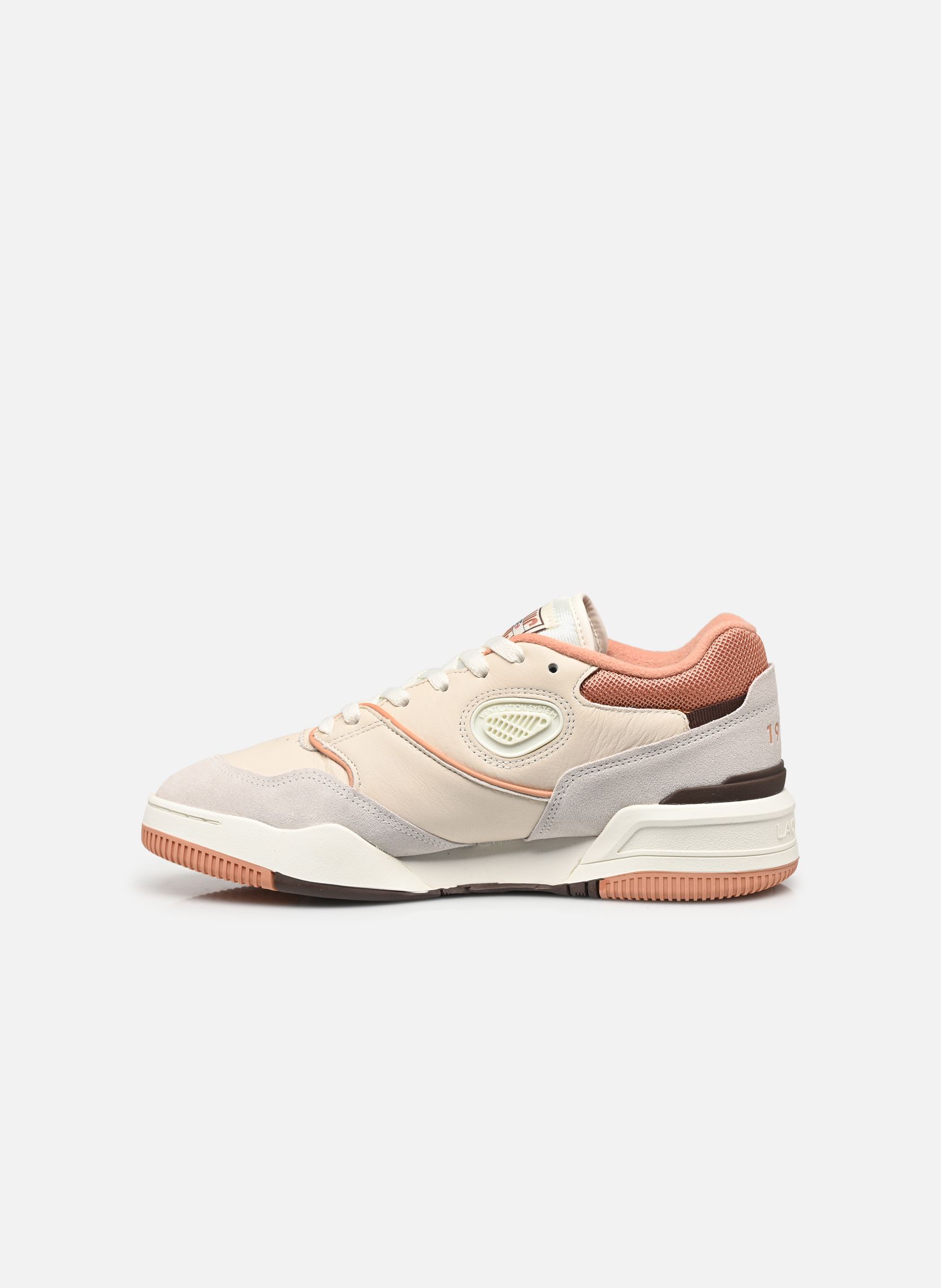 Niedrige Sneaker LINESHOT 223 4 SMA herren beige Lacoste Niedrige Sneaker LINESHOT 223 4 SMA herren beige Off Wht/Lt Brw