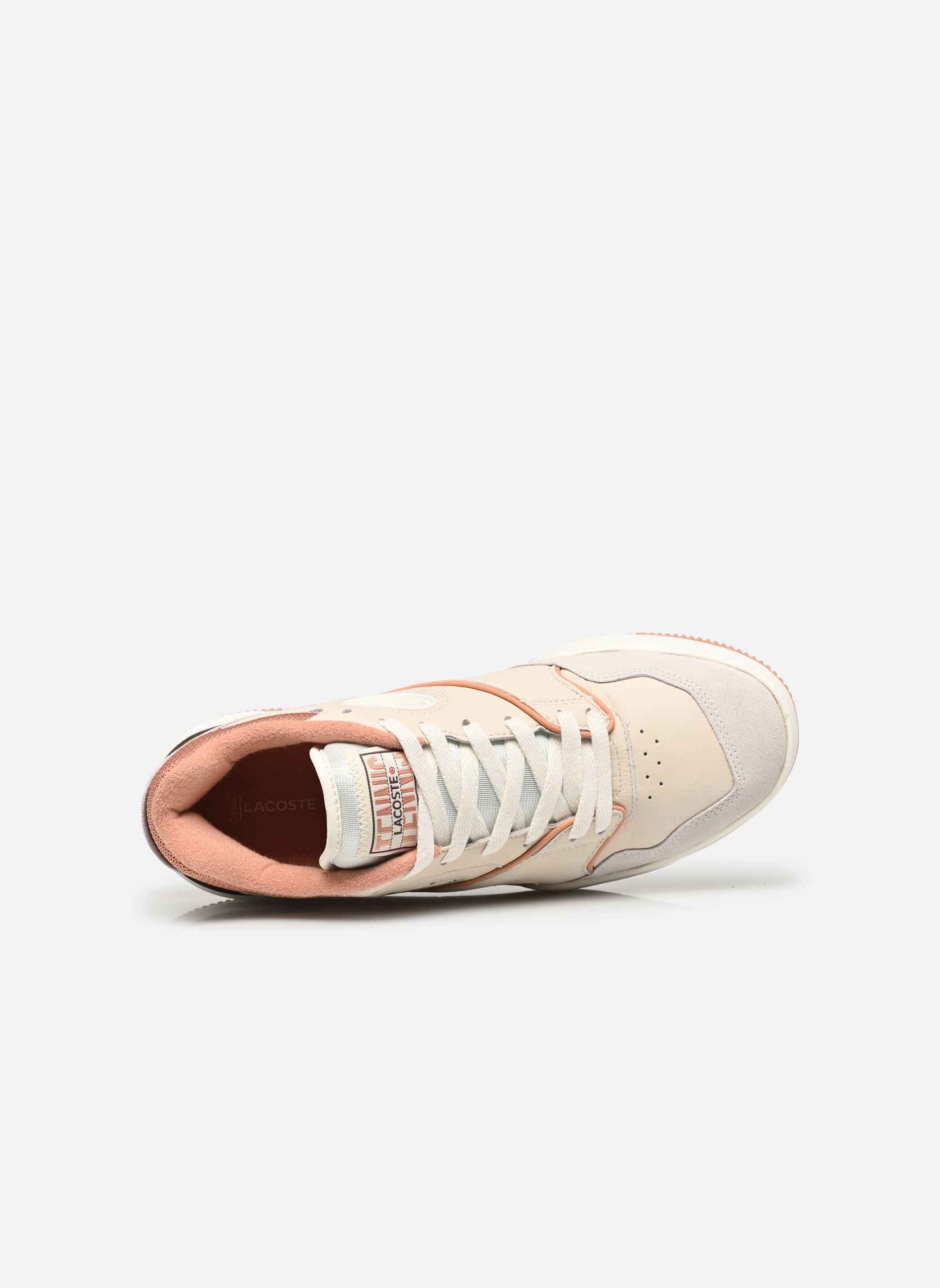 Niedrige Sneaker LINESHOT 223 4 SMA herren beige Lacoste Niedrige Sneaker LINESHOT 223 4 SMA herren beige Off Wht/Lt Brw
