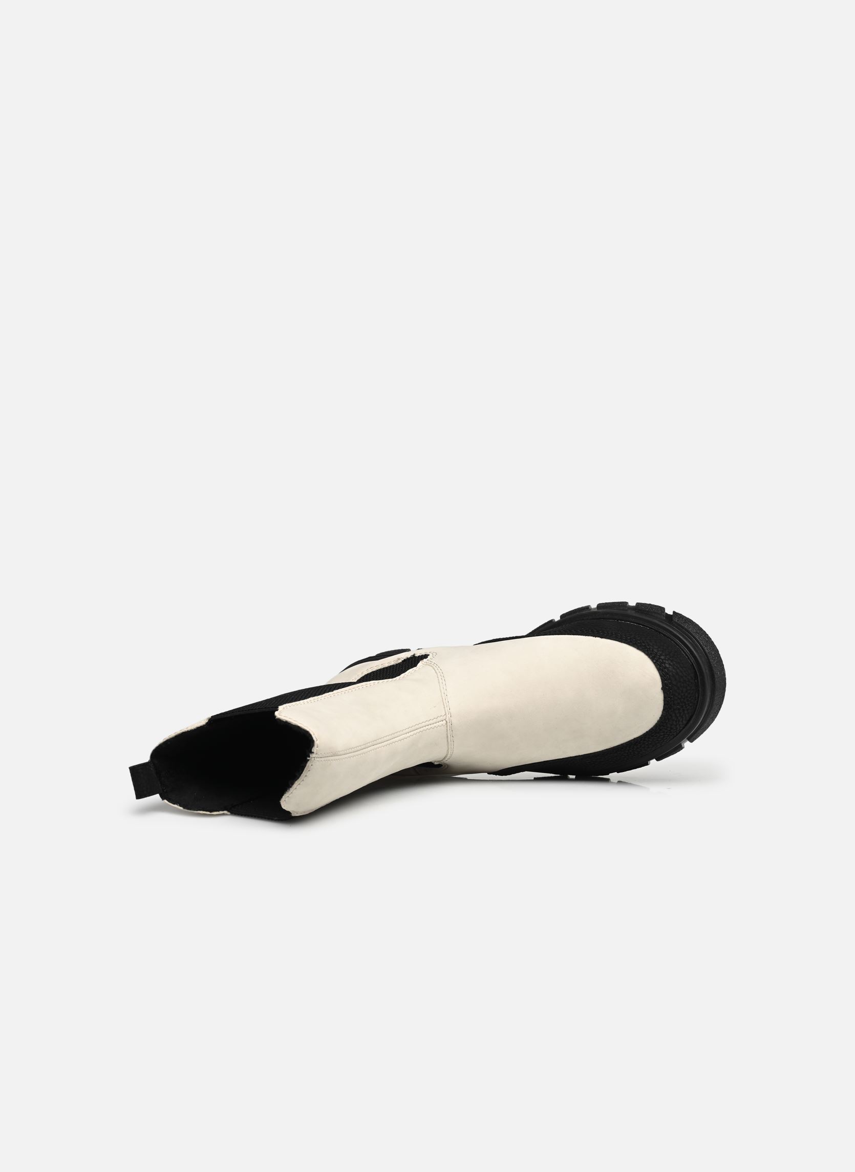 Enkellaarzen en boots Z9170 dames wit Rieker Enkellaarzen en boots Z9170 dames wit SCHWARZ/CREMA/SCHWARZ