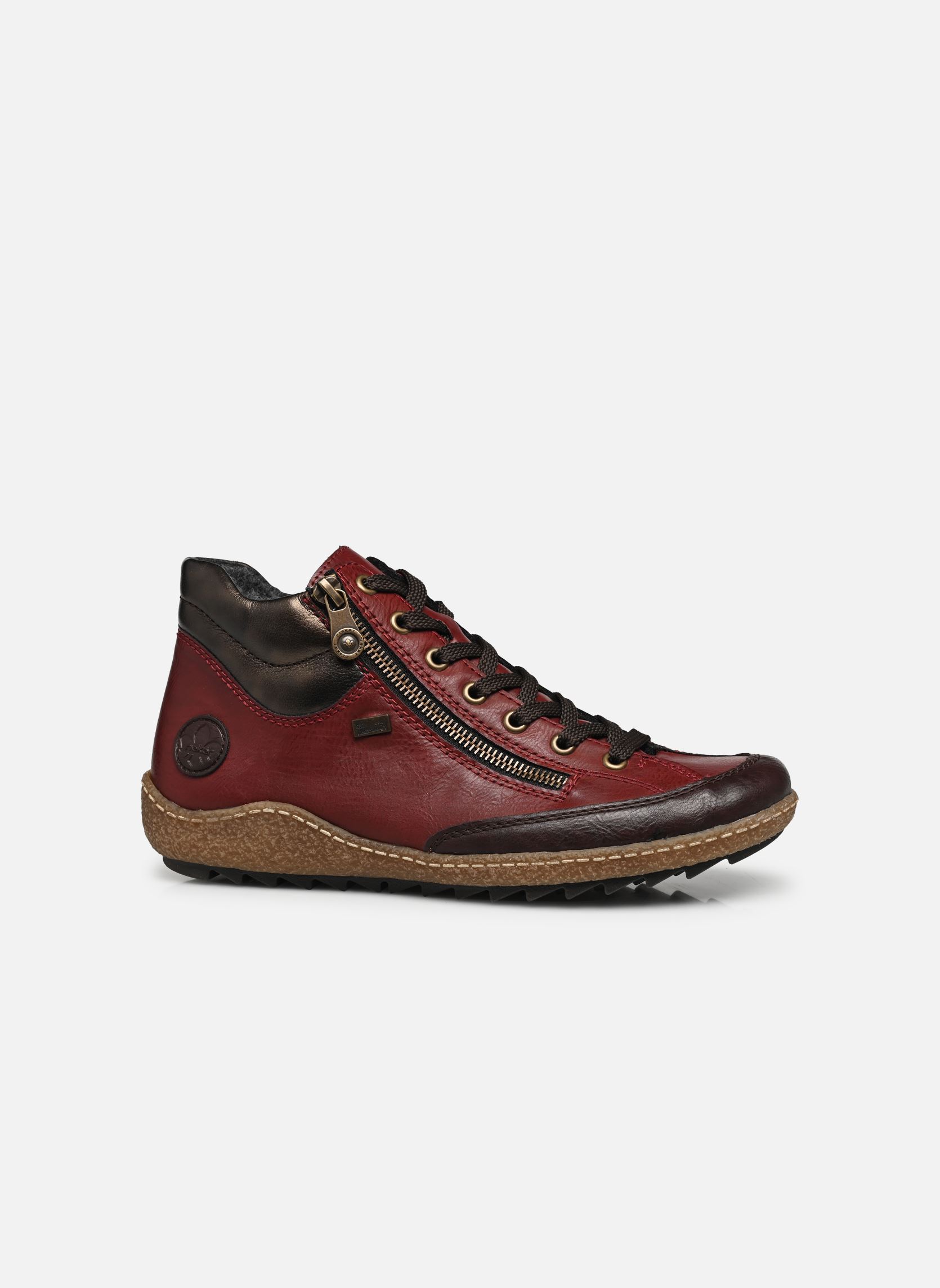 Knöchelhohe Sneaker L7500 damen rot Rieker Knöchelhohe Sneaker L7500 damen rot HAVANNA/WINE/ANTIK