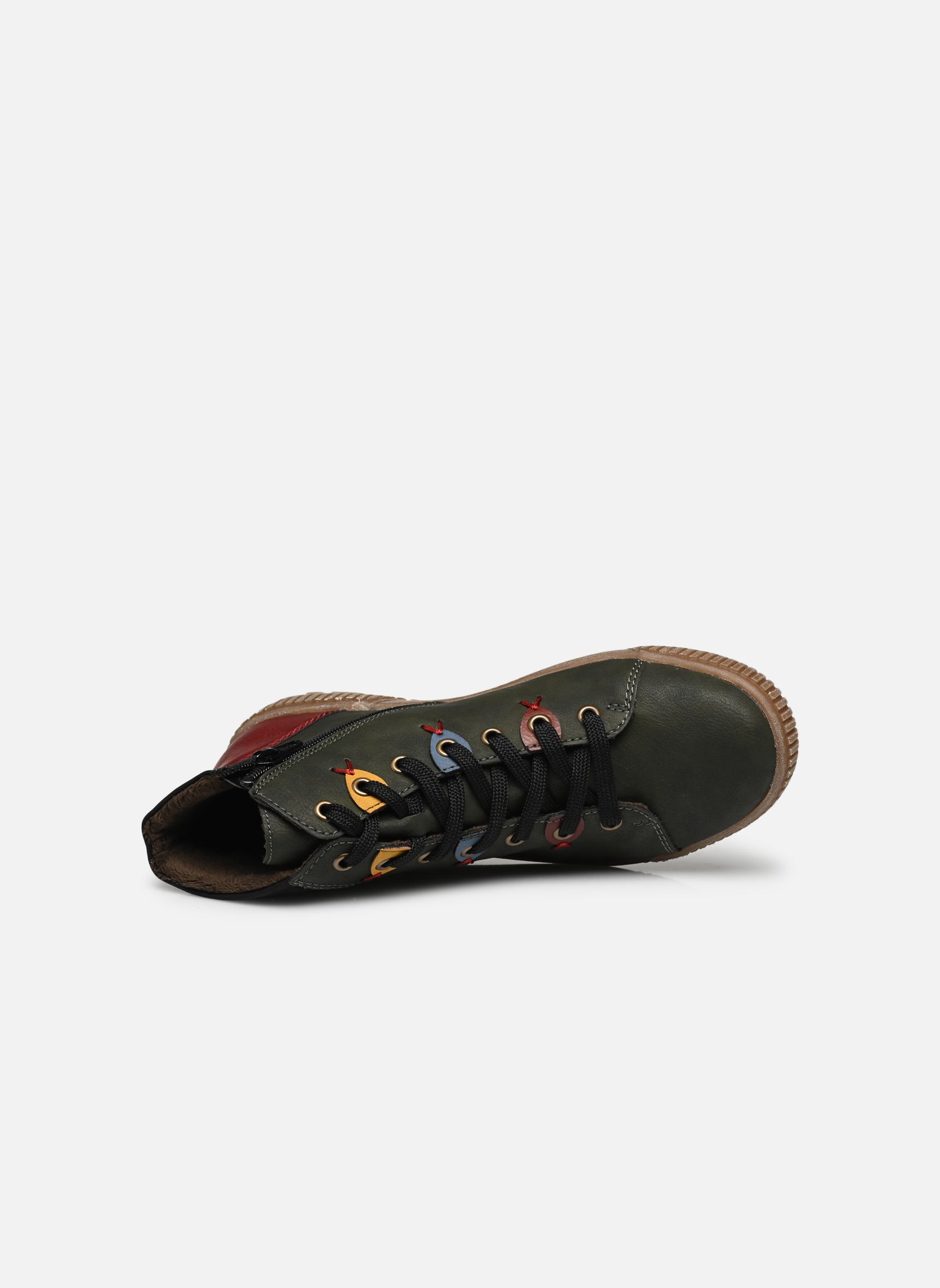 Baskets montantes N0711 femme vert Rieker Baskets montantes N0711 femme vert FOREST/WINE/SCHWARZ/ROYAL/HONI