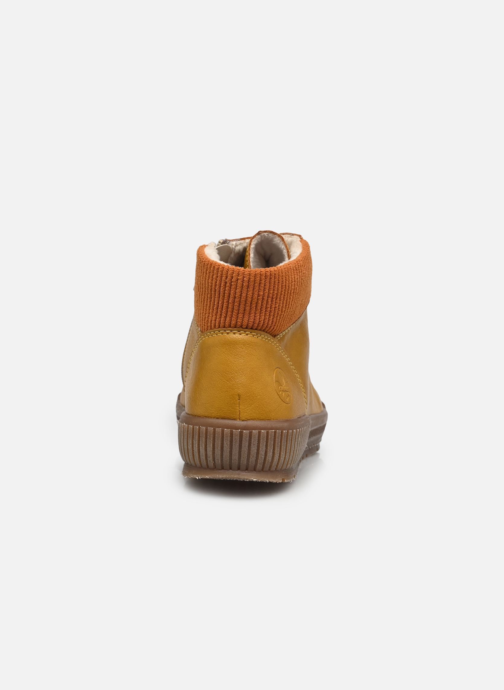 Hoge sneakers N0711 dames geel Rieker Hoge sneakers N0711 dames geel MIELE/PAZIFIK/FLAMME/PEACOCK/O
