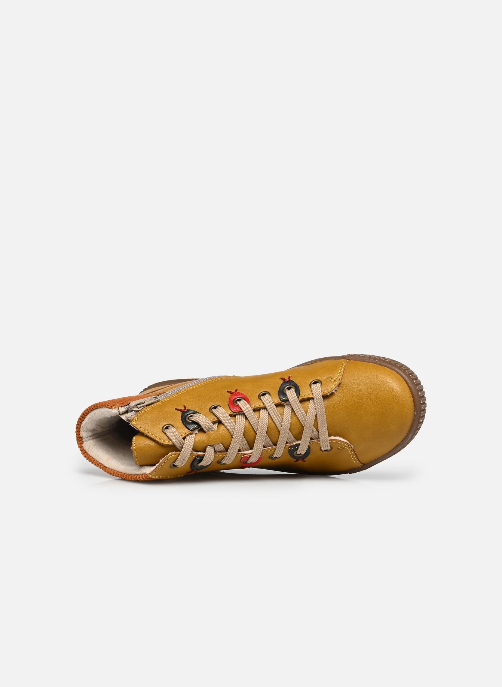 Hoge sneakers N0711 dames geel Rieker Hoge sneakers N0711 dames geel MIELE/PAZIFIK/FLAMME/PEACOCK/O
