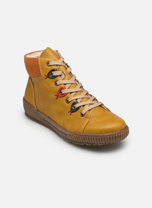 Rieker Hoge sneakers N0711 dames geel