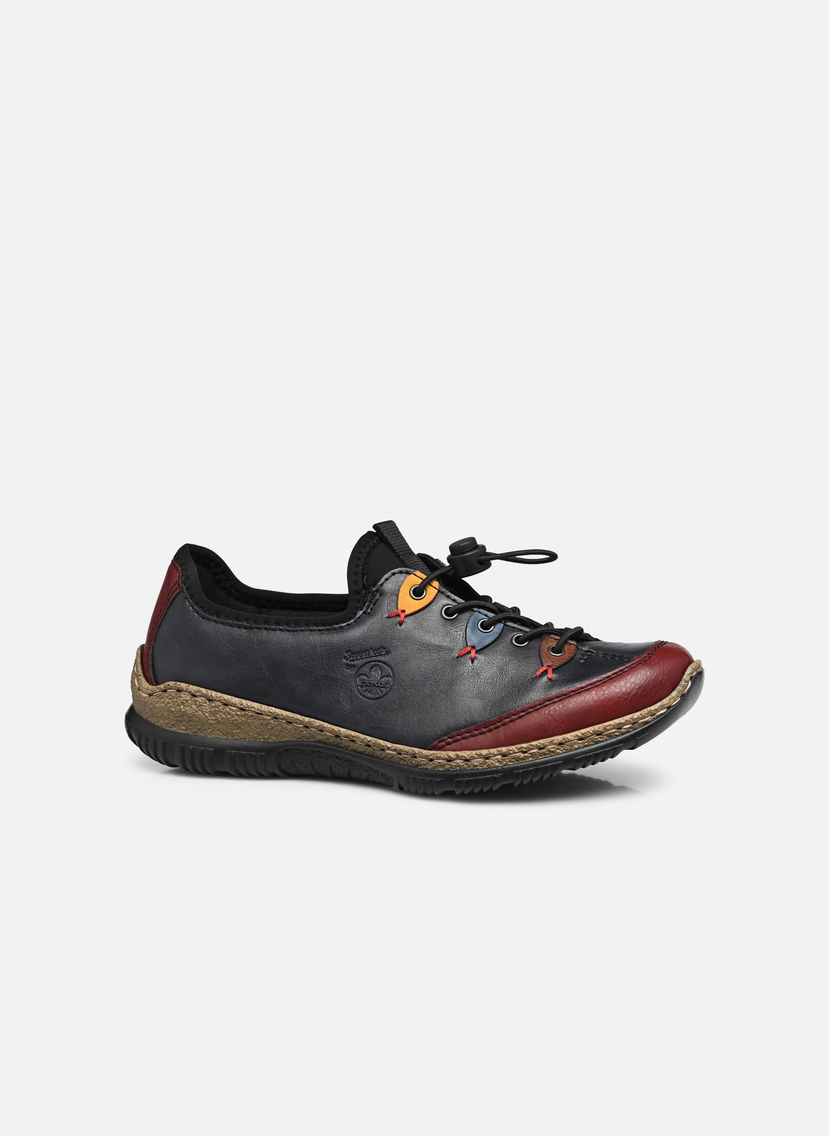 Baskets basses N3271 femme bleu Rieker Baskets basses N3271 femme bleu WINE/OZEAN/BRANDY/ROYAL/HONIG/