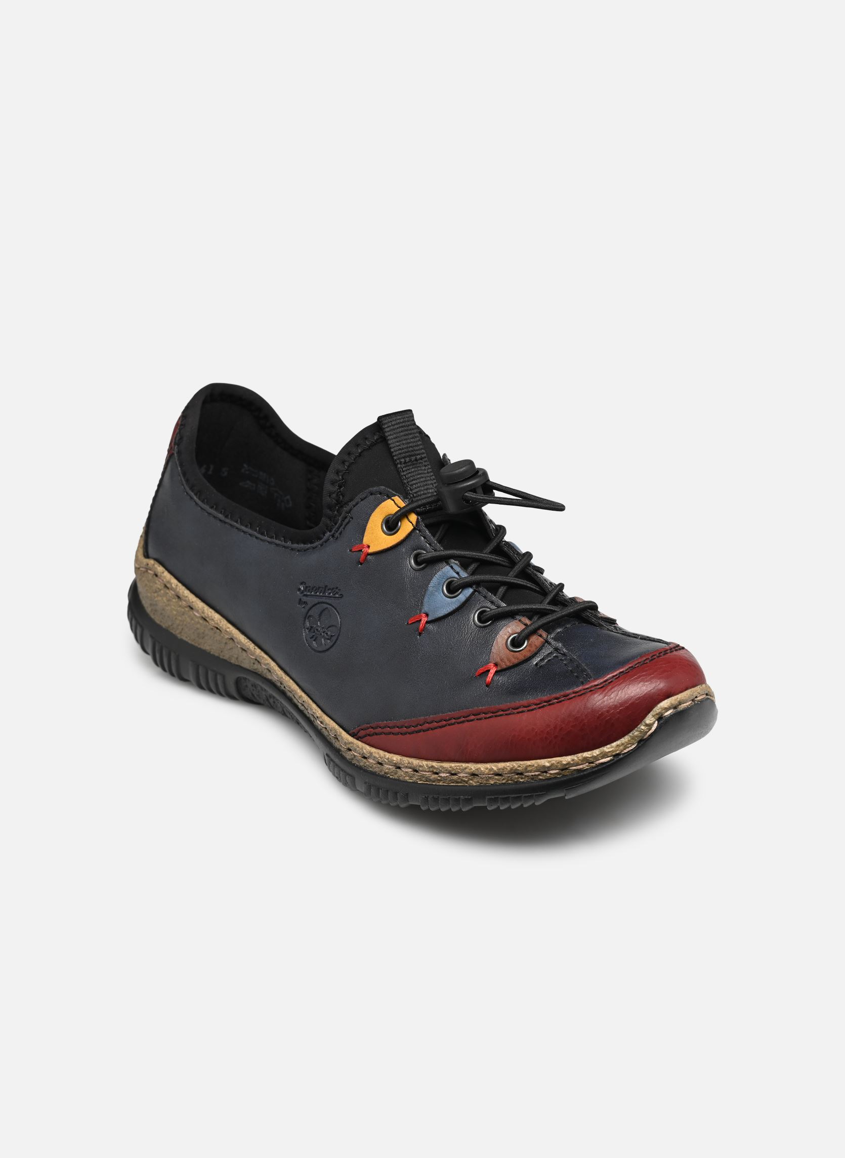 Baskets basses N3271 femme bleu Rieker Baskets basses N3271 femme bleu WINE/OZEAN/BRANDY/ROYAL/HONIG/
