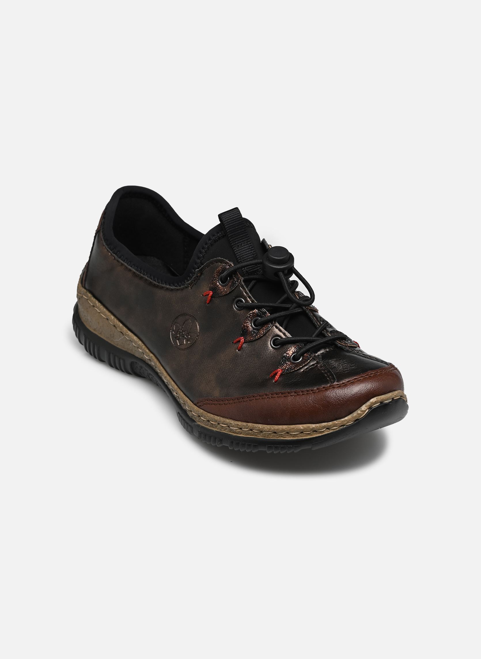 Baskets basses N3271 femme marron Rieker Baskets basses N3271 femme marron CHESTNUT/ANTIK/ANTIK/SCHWARZ