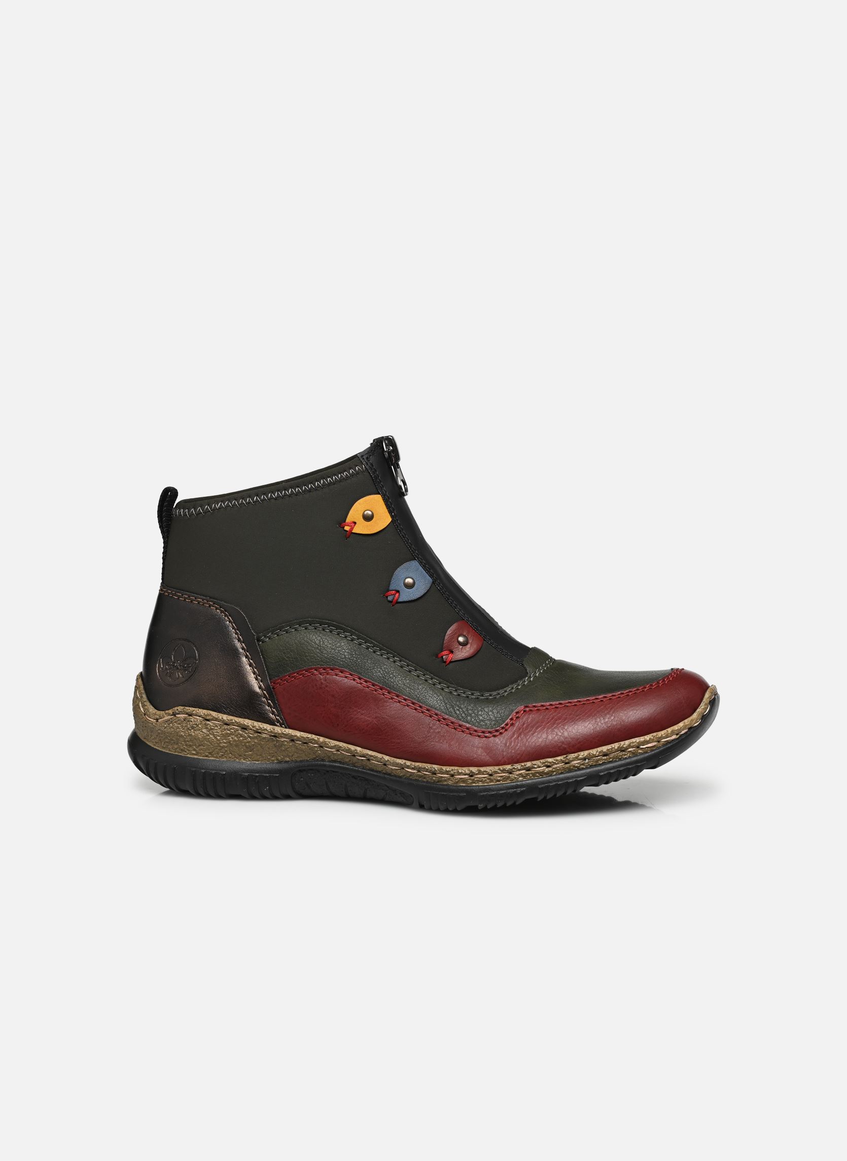 Baskets montantes N3277 femme multicolore Rieker Baskets montantes N3277 femme multicolore WINEFORESTANTIKPESTOROYALHONIG