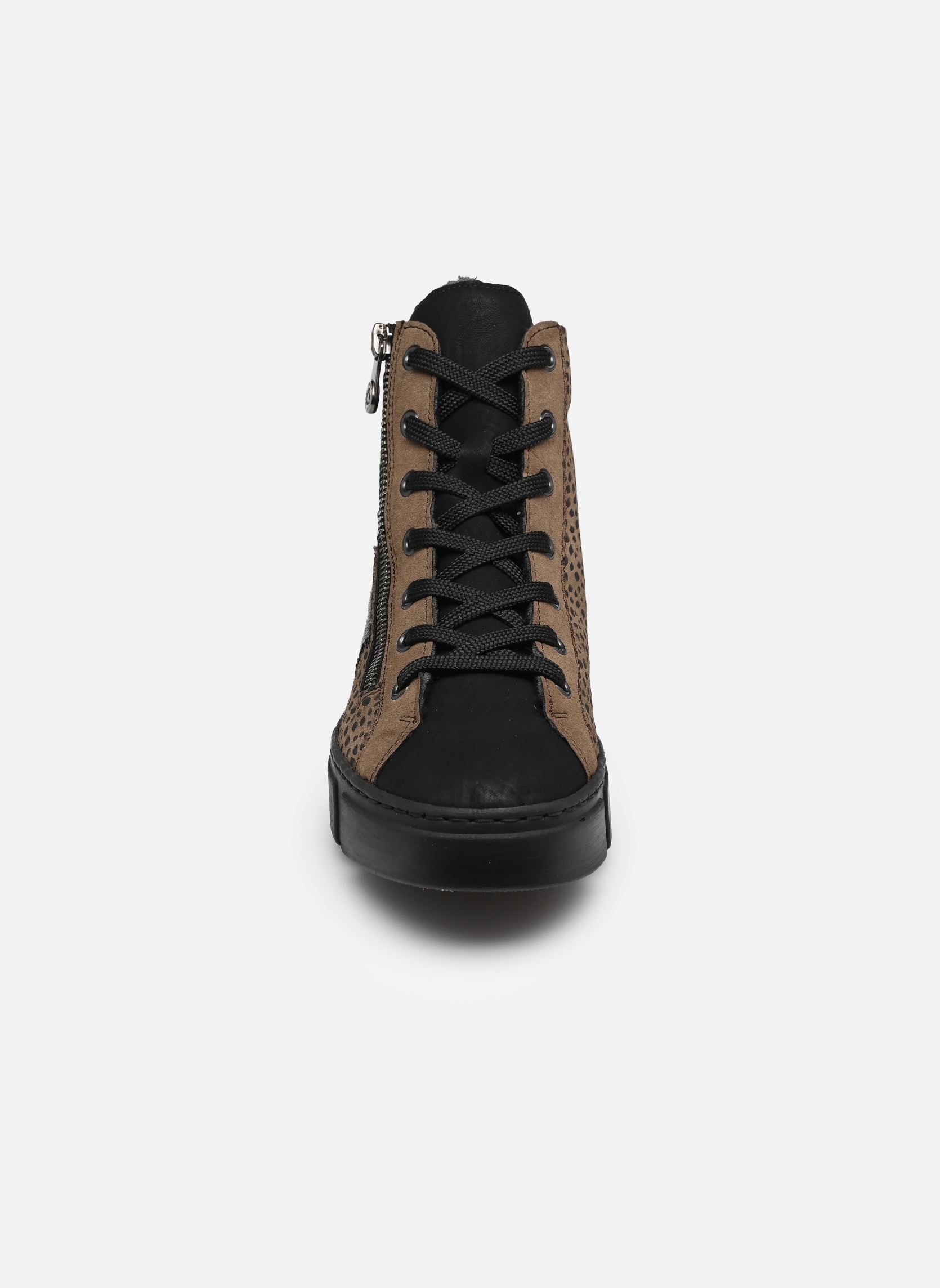 Baskets montantes N5931 femme marron Rieker Baskets montantes N5931 femme marron SCHWARZ/BROWN/GRAU/SCHWARZ