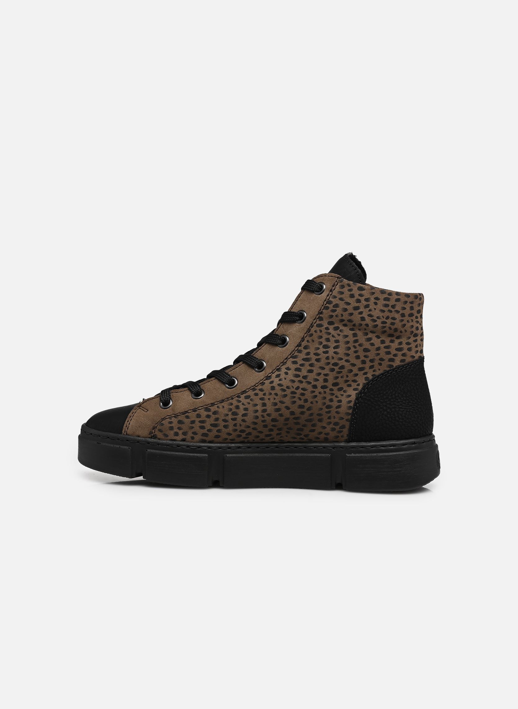 Baskets montantes N5931 femme marron Rieker Baskets montantes N5931 femme marron SCHWARZ/BROWN/GRAU/SCHWARZ