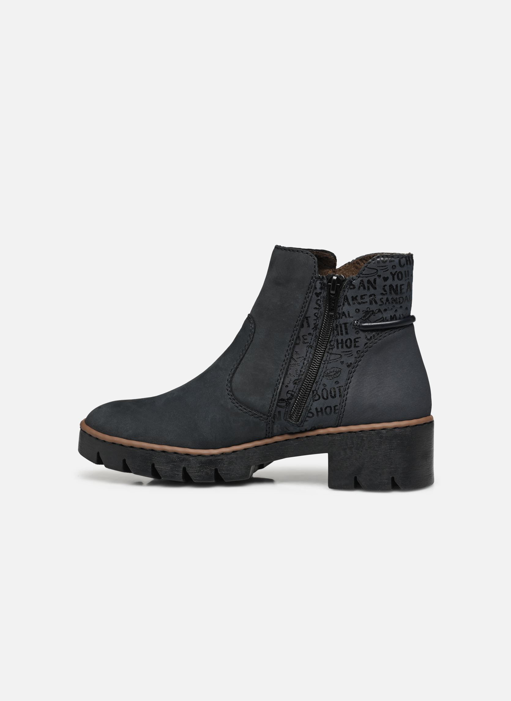 Stiefeletten und Stiefel X5755 damen blau Rieker Stiefeletten und Stiefel X5755 damen blau PAZIFIK/OZEAN/PAZIFIK