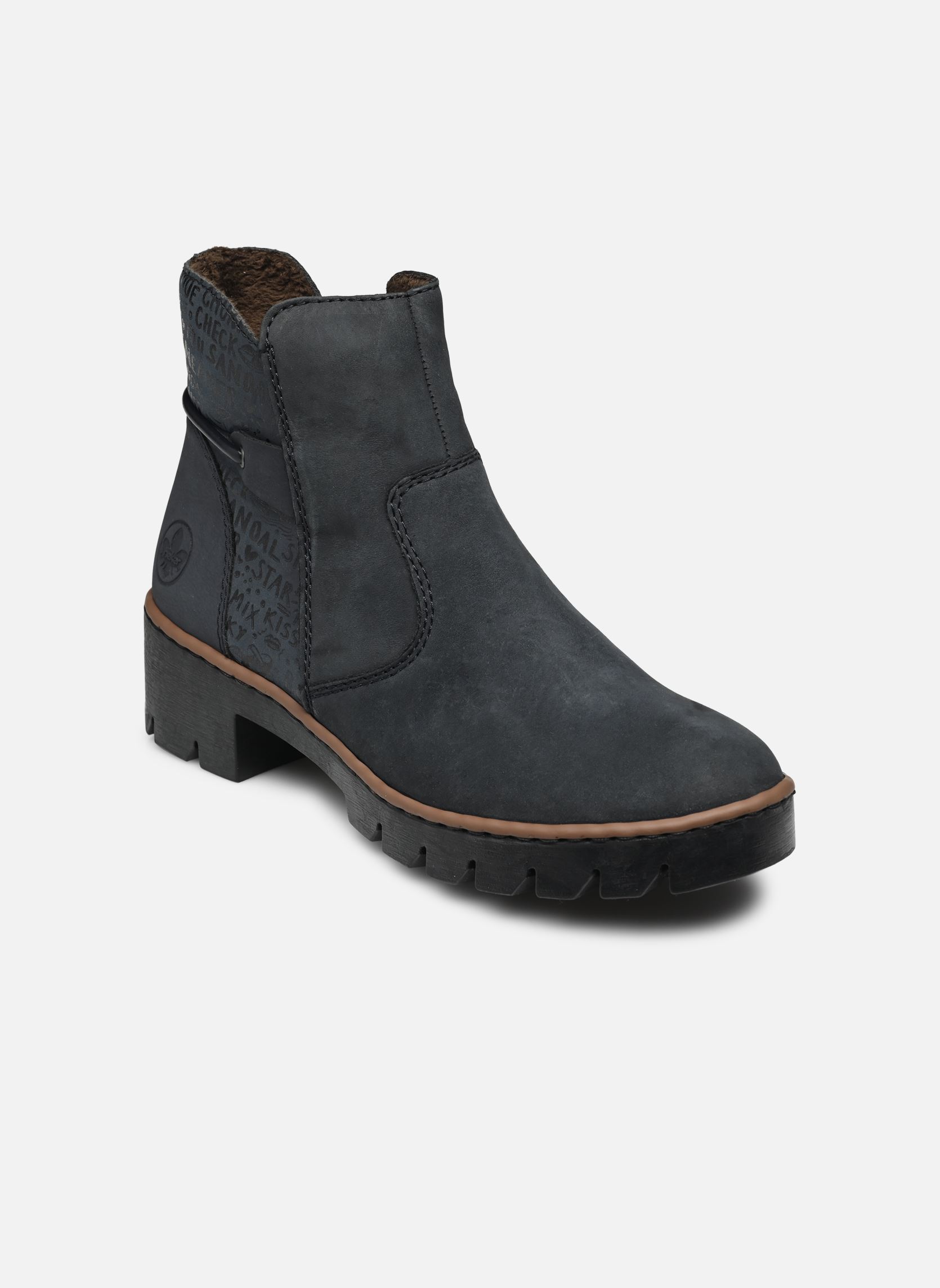Stiefeletten und Stiefel X5755 damen blau Rieker Stiefeletten und Stiefel X5755 damen blau PAZIFIK/OZEAN/PAZIFIK