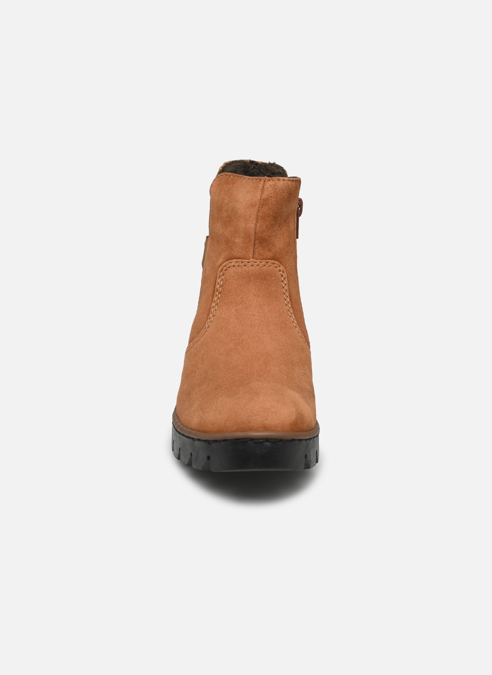 Bottines et boots X5755 femme marron Rieker Bottines et boots X5755 femme marron NOCCIA/FANGO-BRONZE/MANDEL