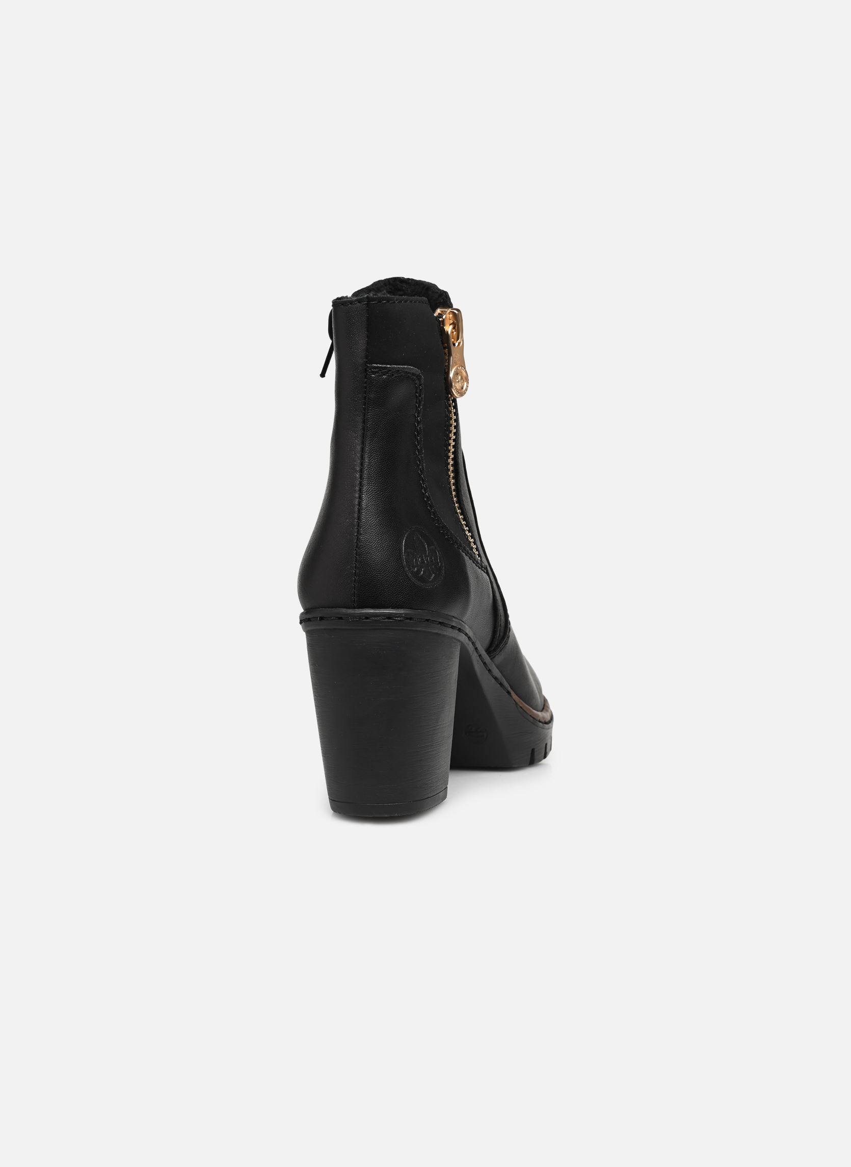Stiefeletten und Stiefel Y2557 damen schwarz Rieker Stiefeletten und Stiefel Y2557 damen schwarz SCHWARZ/SCHWARZ/SCHWARZ