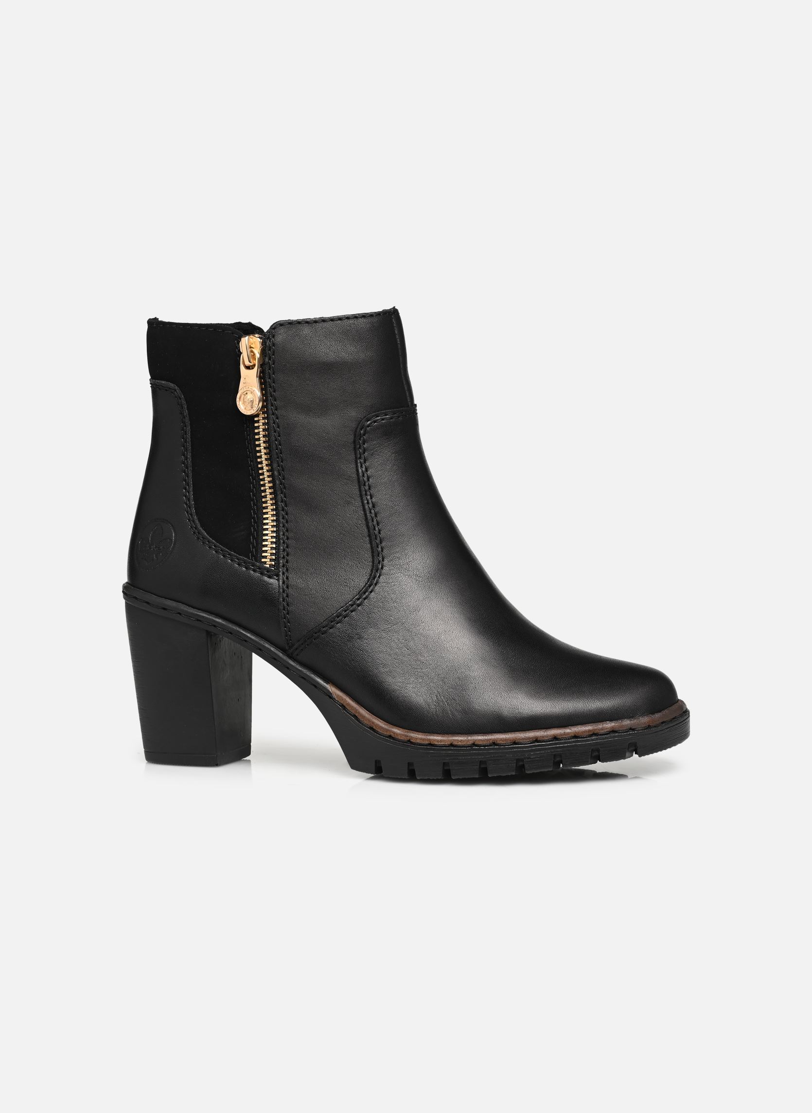 Stiefeletten und Stiefel Y2557 damen schwarz Rieker Stiefeletten und Stiefel Y2557 damen schwarz SCHWARZ/SCHWARZ/SCHWARZ