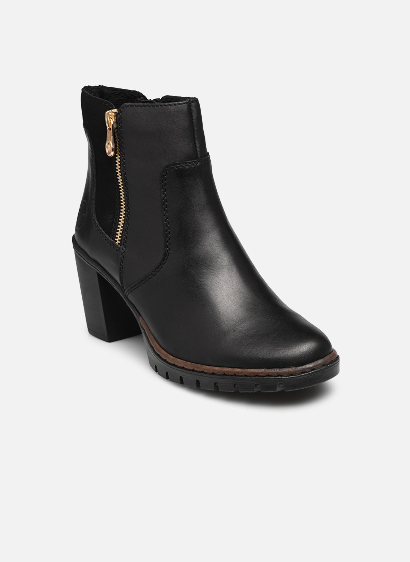 Stiefeletten und Stiefel Y2557 damen schwarz Rieker Stiefeletten und Stiefel Y2557 damen schwarz SCHWARZ/SCHWARZ/SCHWARZ