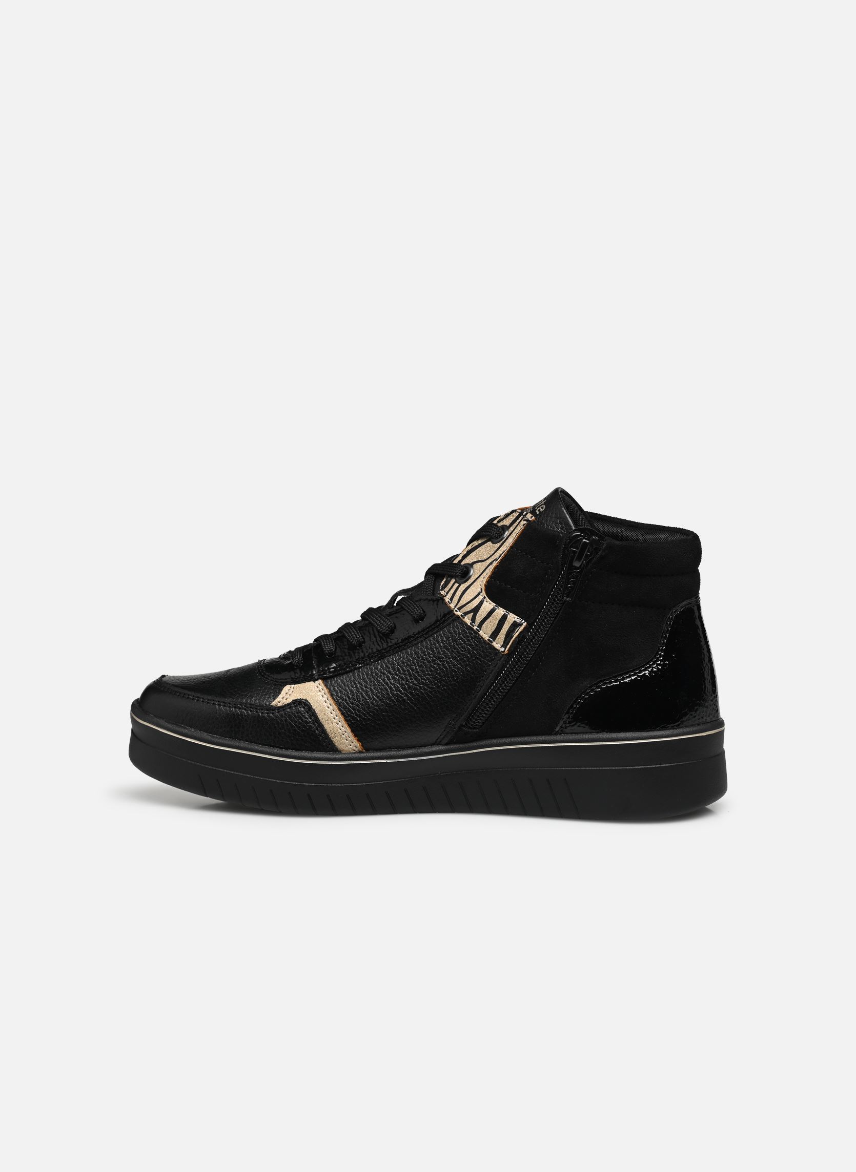 Zapatillas bajas D0J71 mujer negro Remonte Zapatillas bajas D0J71 mujer negro SCHWARZ/GINGER-GOLD/SCHWARZ/SC