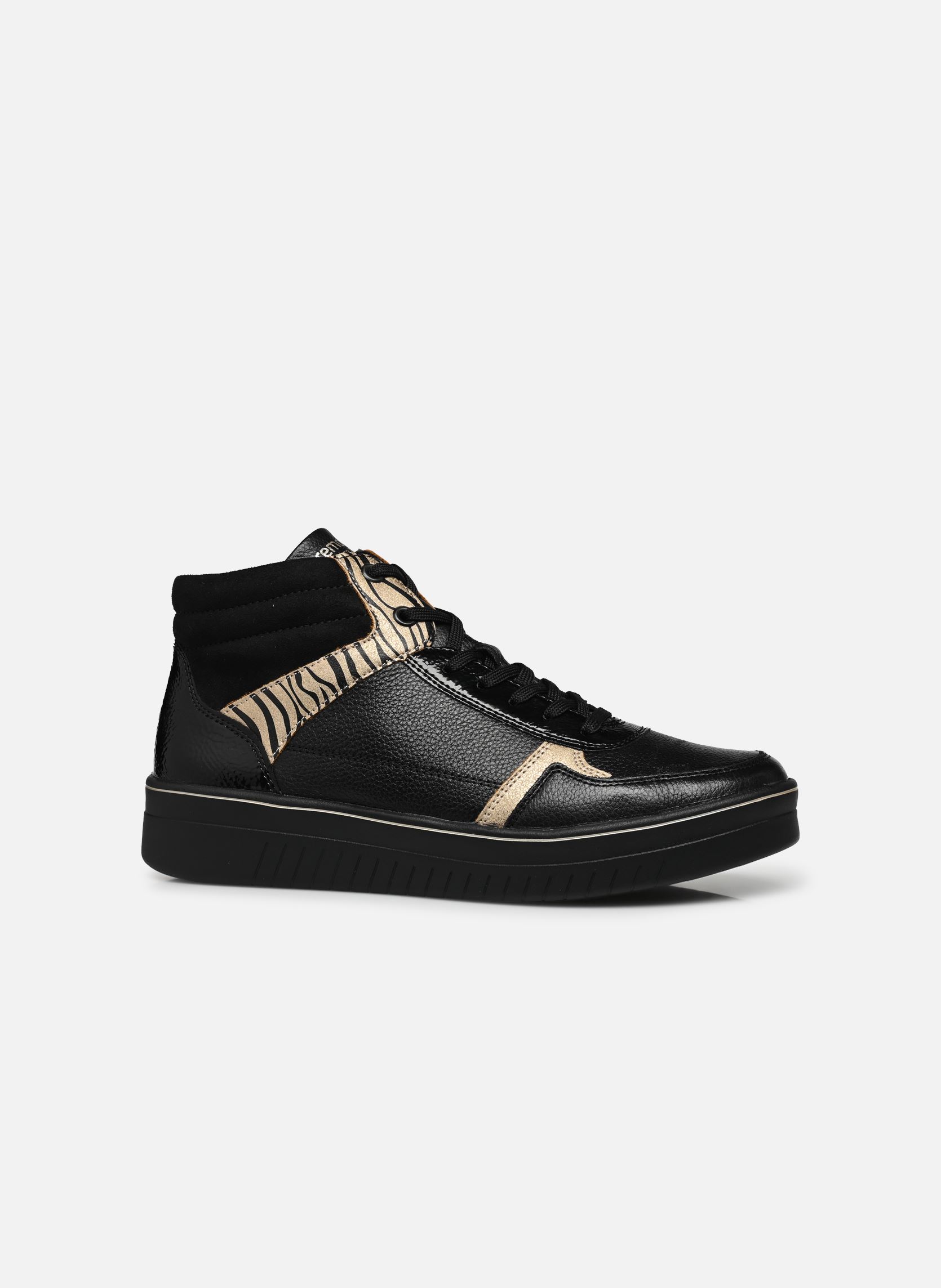 Zapatillas bajas D0J71 mujer negro Remonte Zapatillas bajas D0J71 mujer negro SCHWARZ/GINGER-GOLD/SCHWARZ/SC