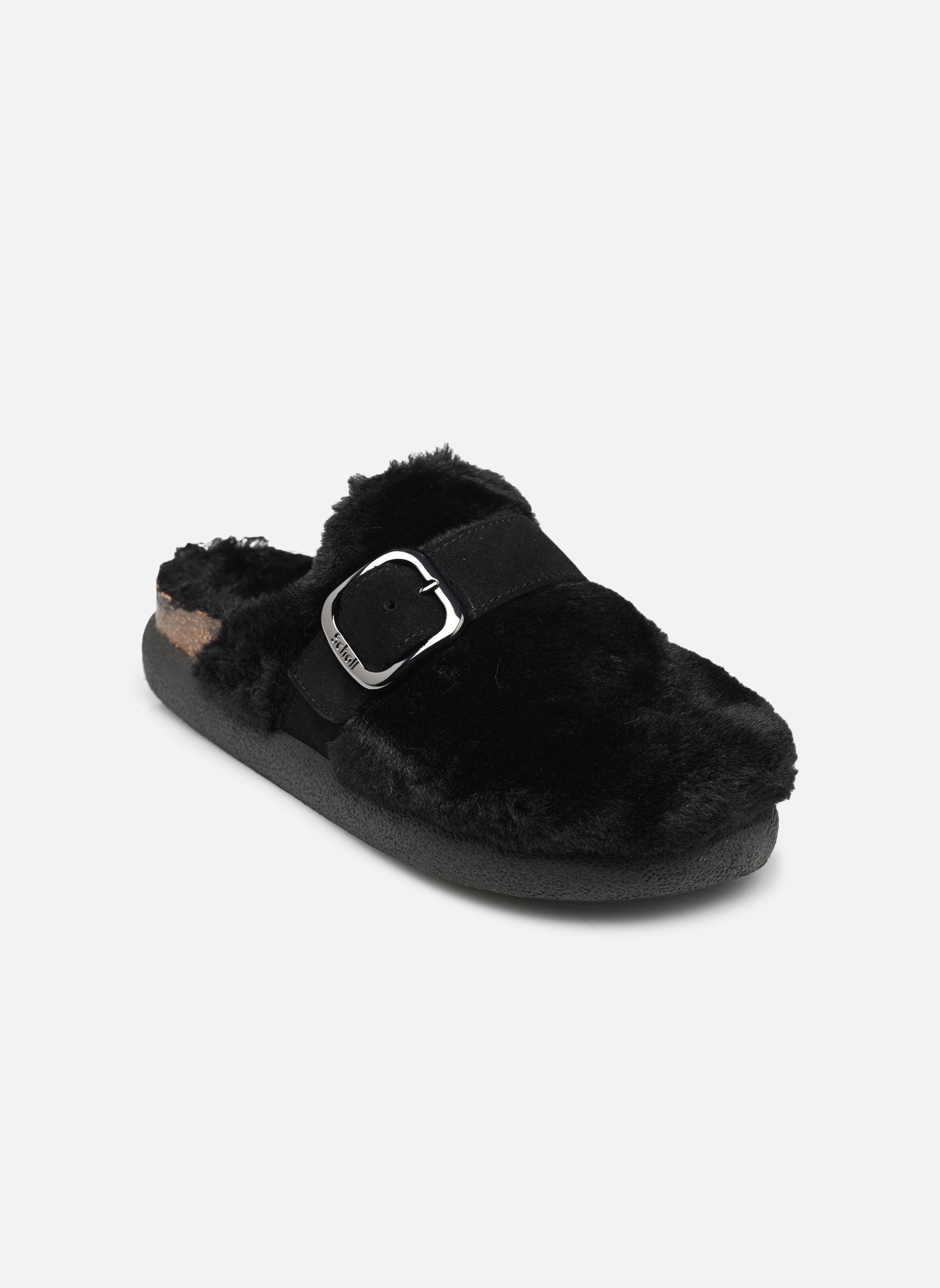 Mules et sabots IVY BIG BUCKLE COLLECTION femme noir Scholl Mules et sabots IVY BIG BUCKLE COLLECTION femme noir BLACK