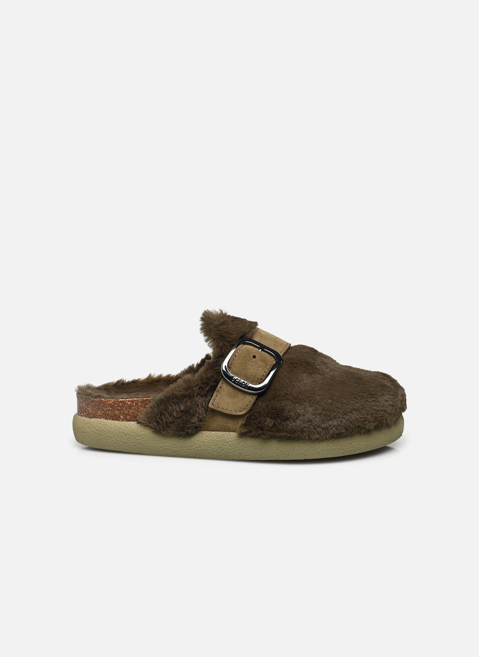 Mules et sabots IVY BIG BUCKLE COLLECTION femme vert Scholl Mules et sabots IVY BIG BUCKLE COLLECTION femme vert DARK GREEN