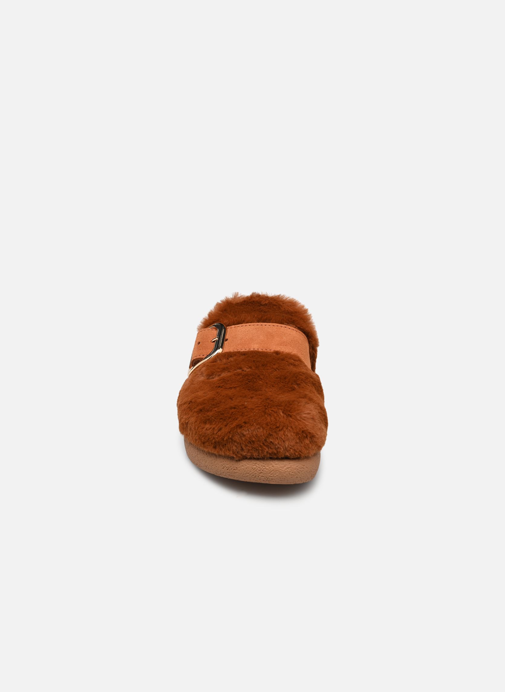 Mules et sabots IVY BIG BUCKLE COLLECTION femme marron Scholl Mules et sabots IVY BIG BUCKLE COLLECTION femme marron COGNAC