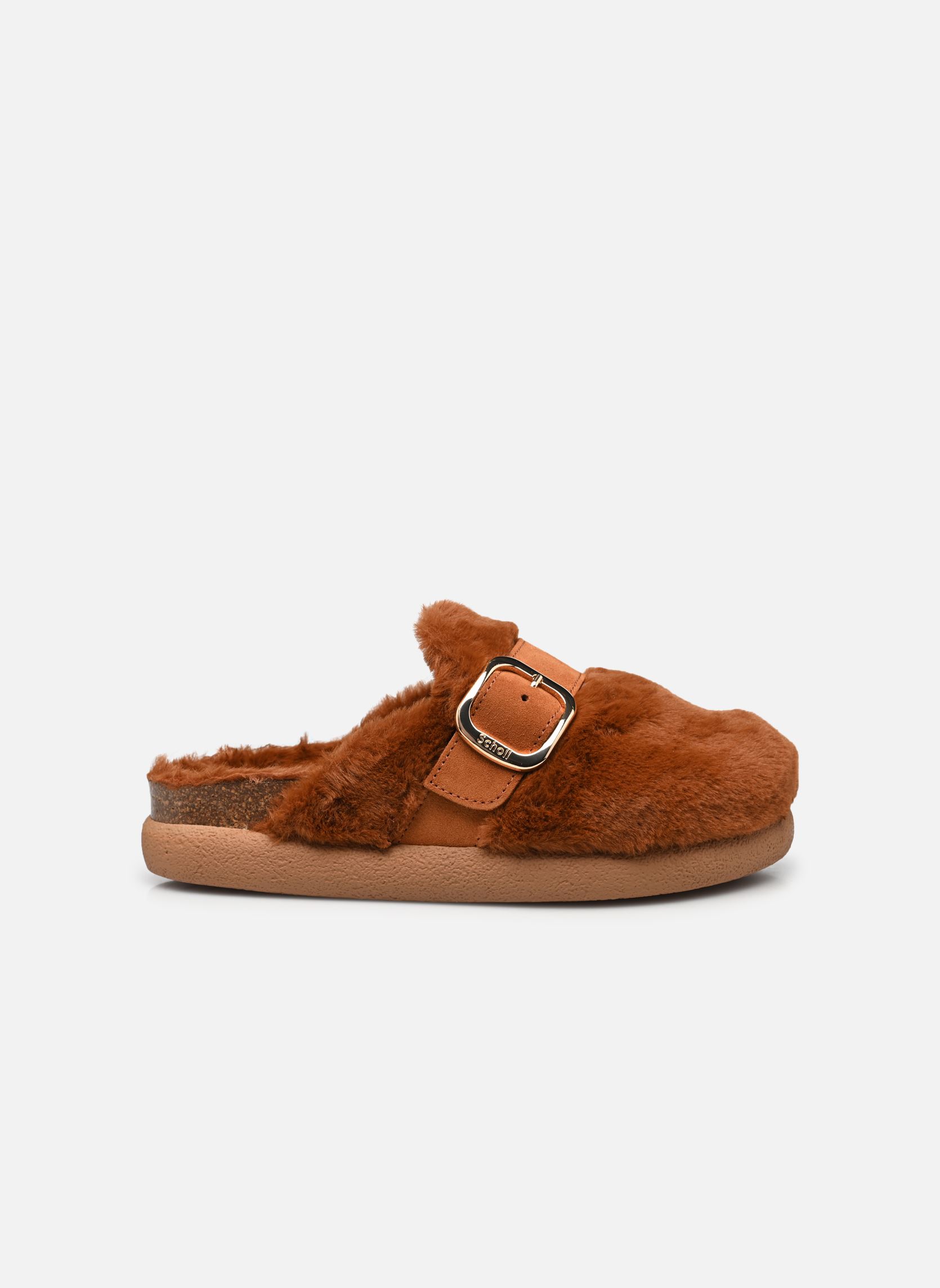 Mules et sabots IVY BIG BUCKLE COLLECTION femme marron Scholl Mules et sabots IVY BIG BUCKLE COLLECTION femme marron COGNAC