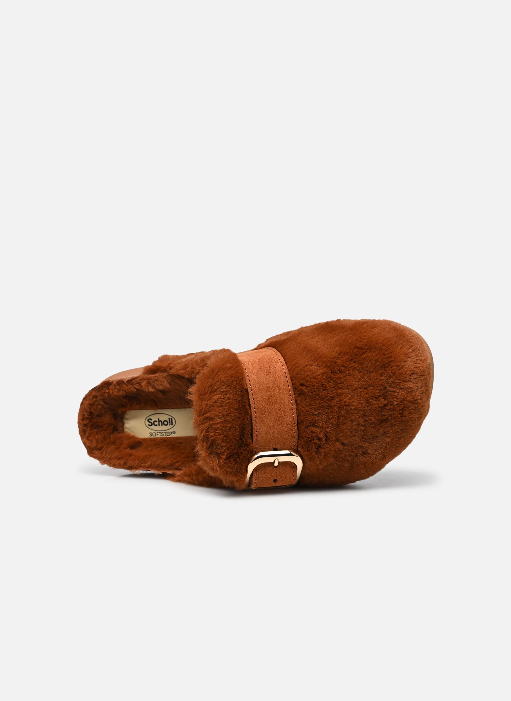 Mules et sabots IVY BIG BUCKLE COLLECTION femme marron Scholl Mules et sabots IVY BIG BUCKLE COLLECTION femme marron COGNAC